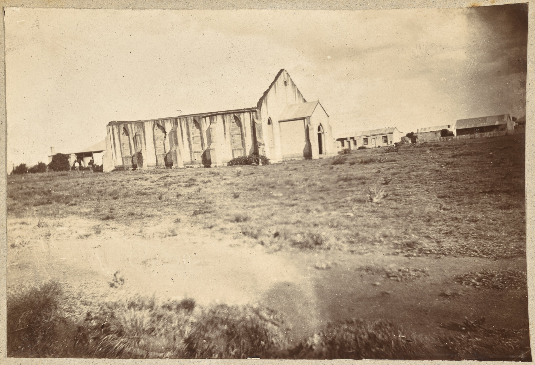 Destroyed church, Mafeking