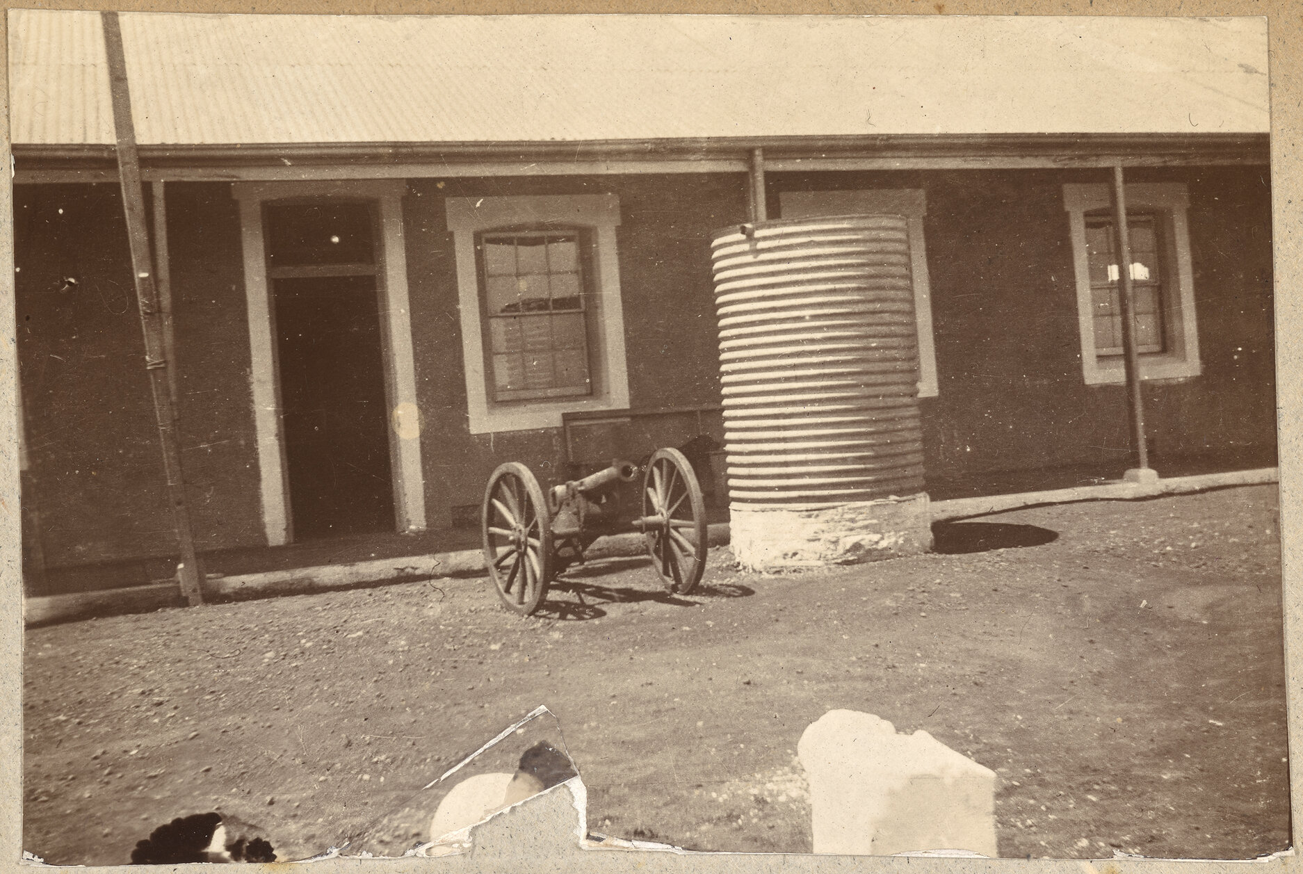 5 pounder Gun captured from Boers at Mafeking
