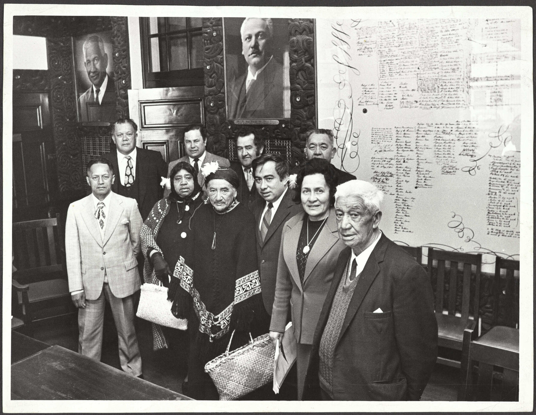Taranaki Maori Trust Board delegation to Parliament