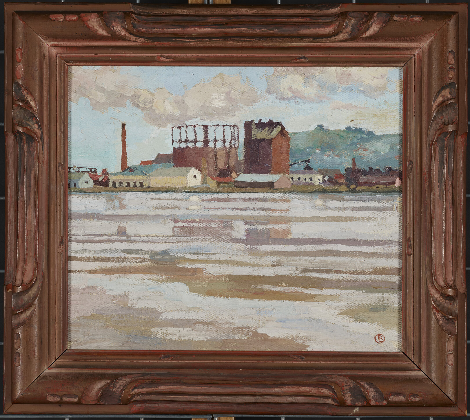 Gasworks and foreshore, Dunedin