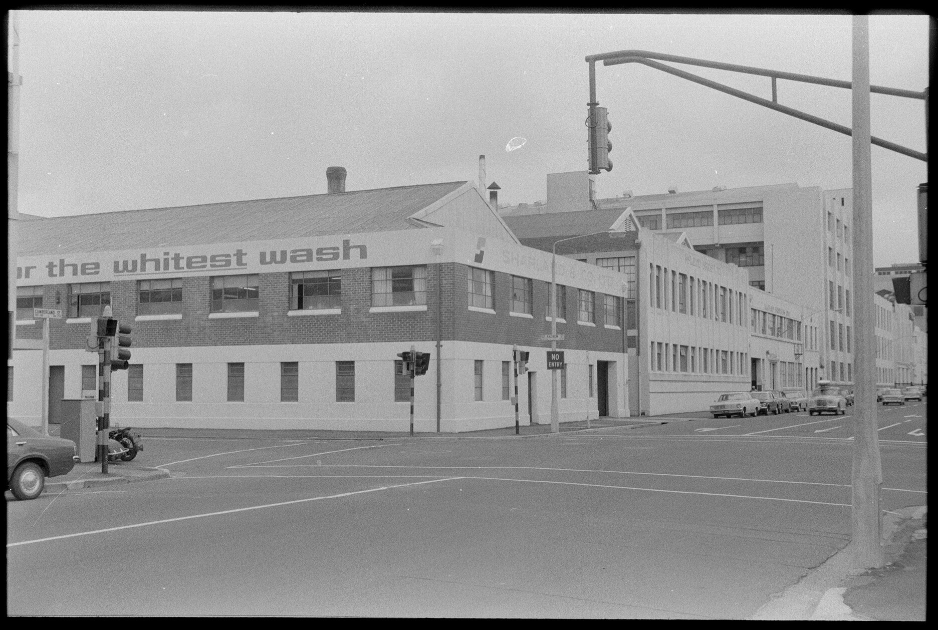 Corner of Cumberland and St Andrew streets 