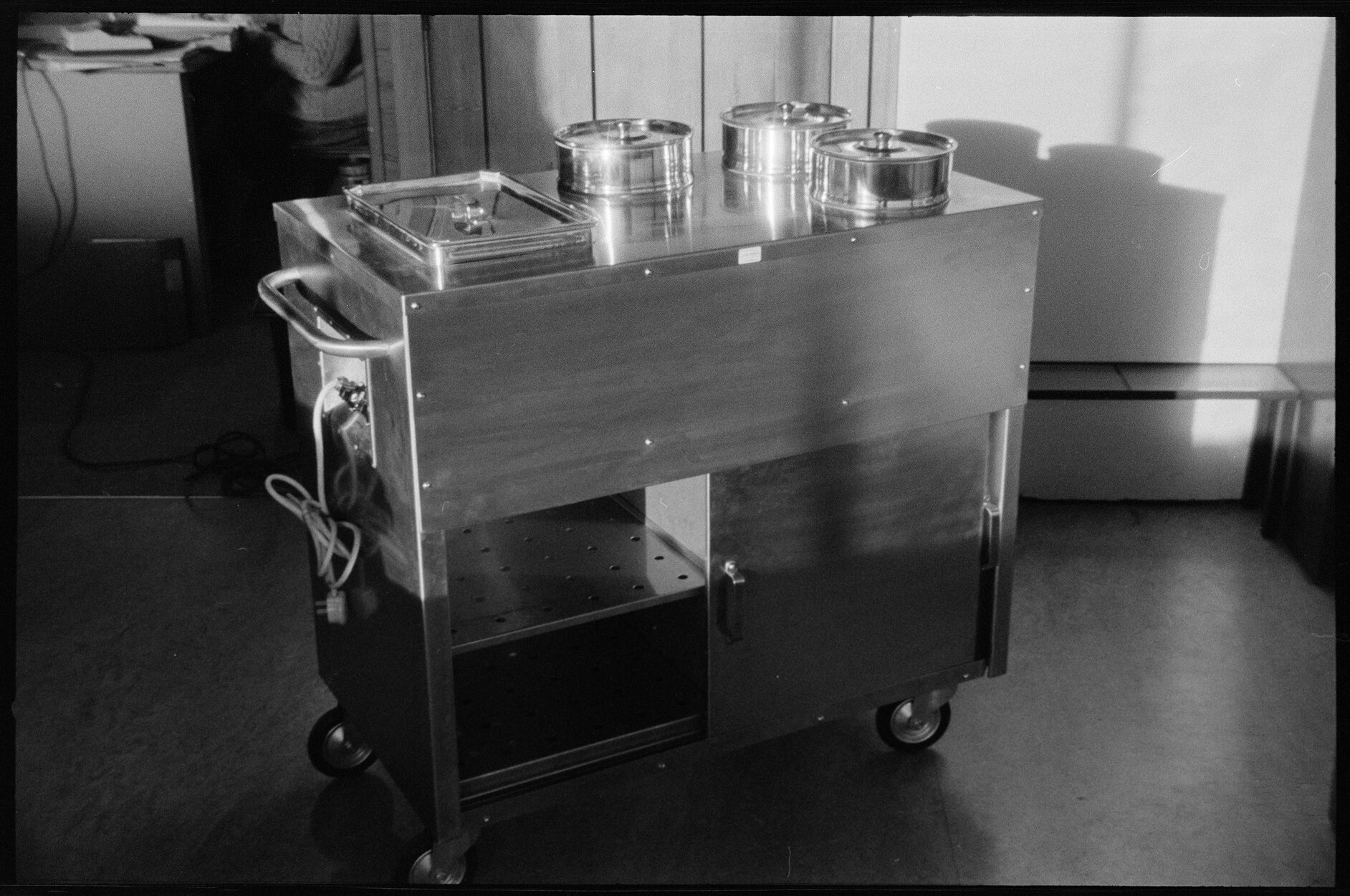 Hospital food trolley
