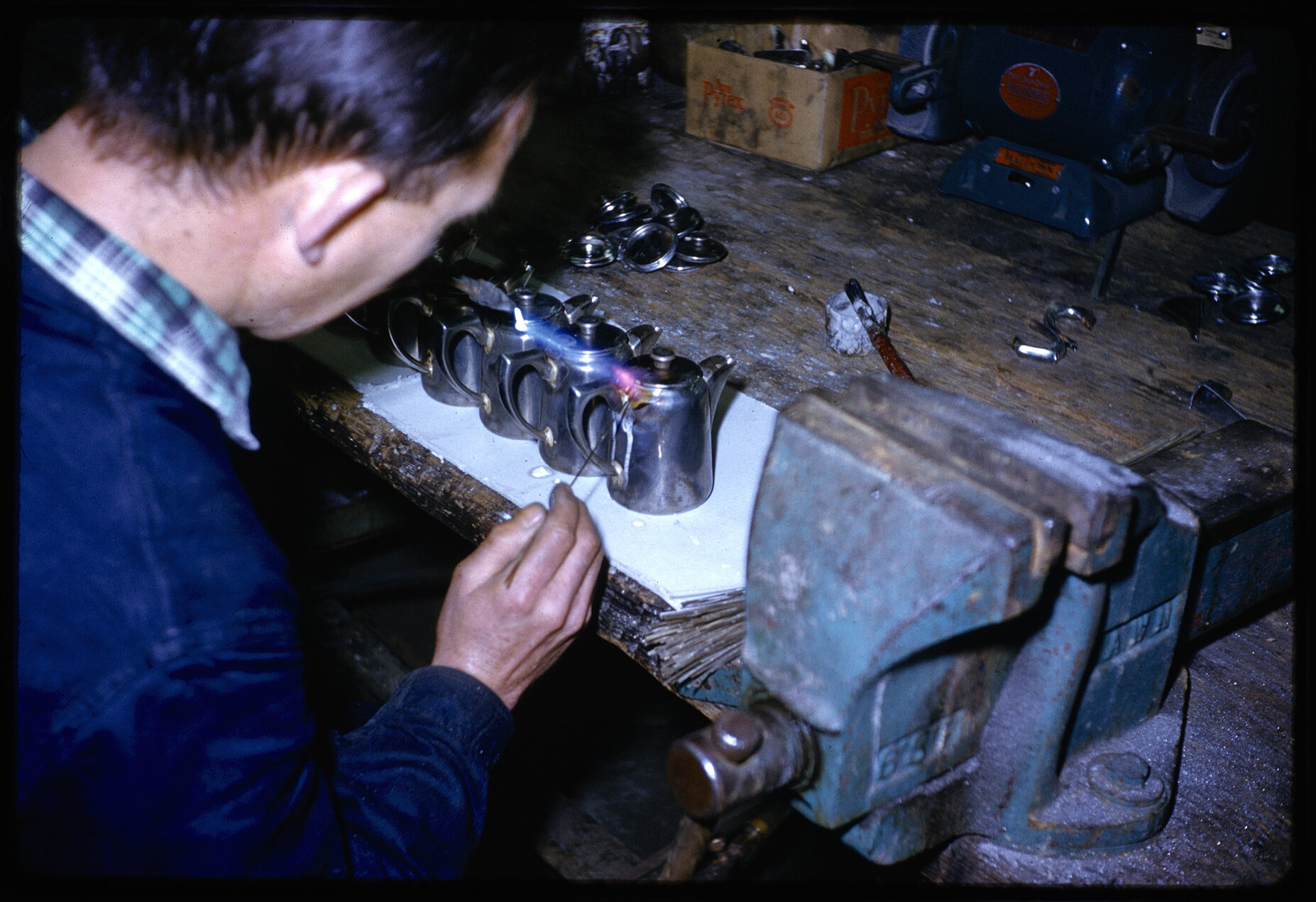 Manufacture of stainless steel coffee pots