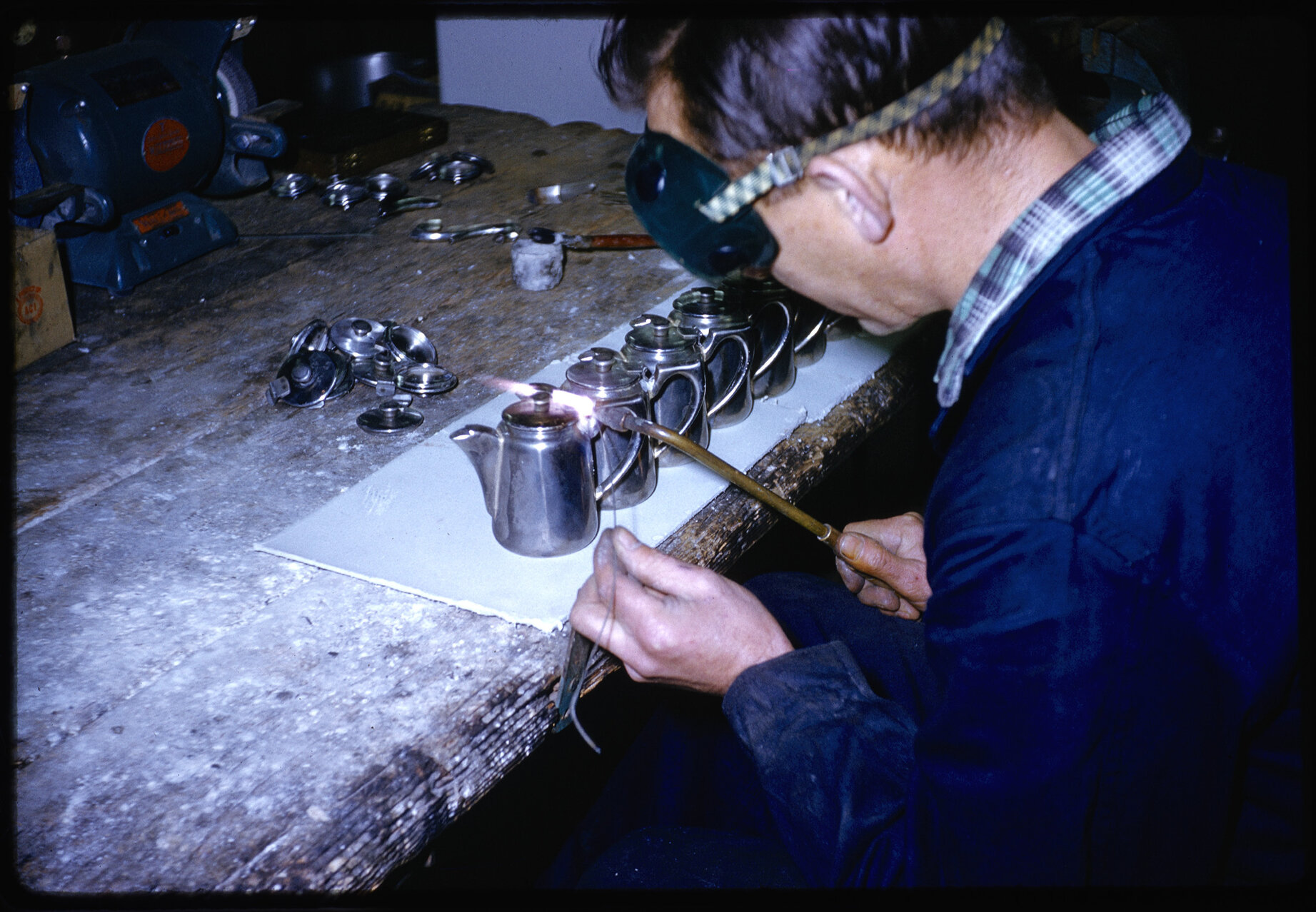 Manufacture of stainless steel coffee pots