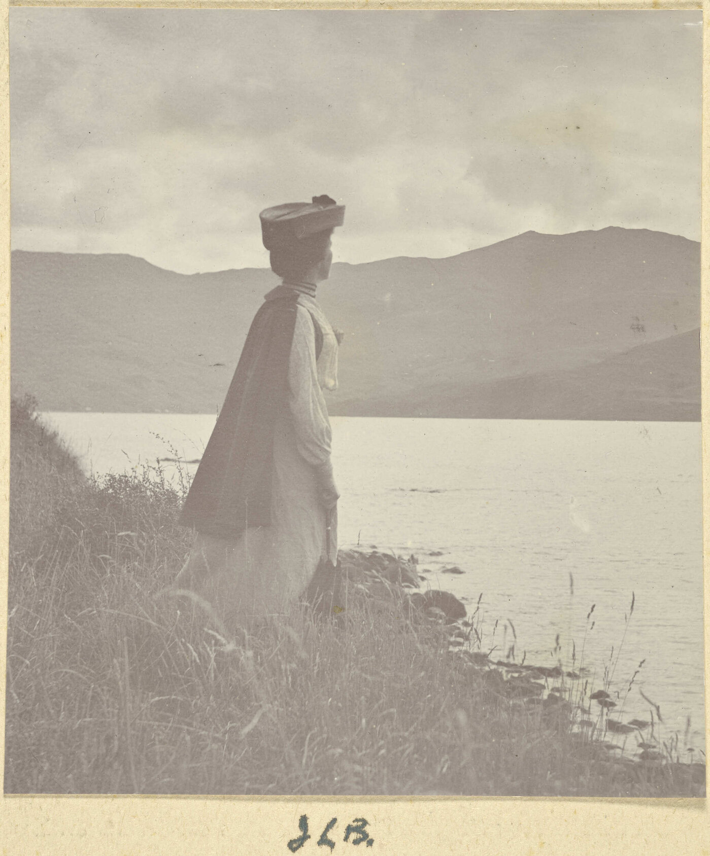 Woman at Akaroa Harbour