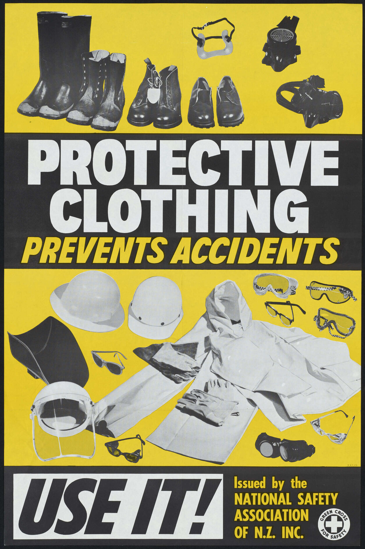 "Protective Clothing Prevents Accidents Use It!"