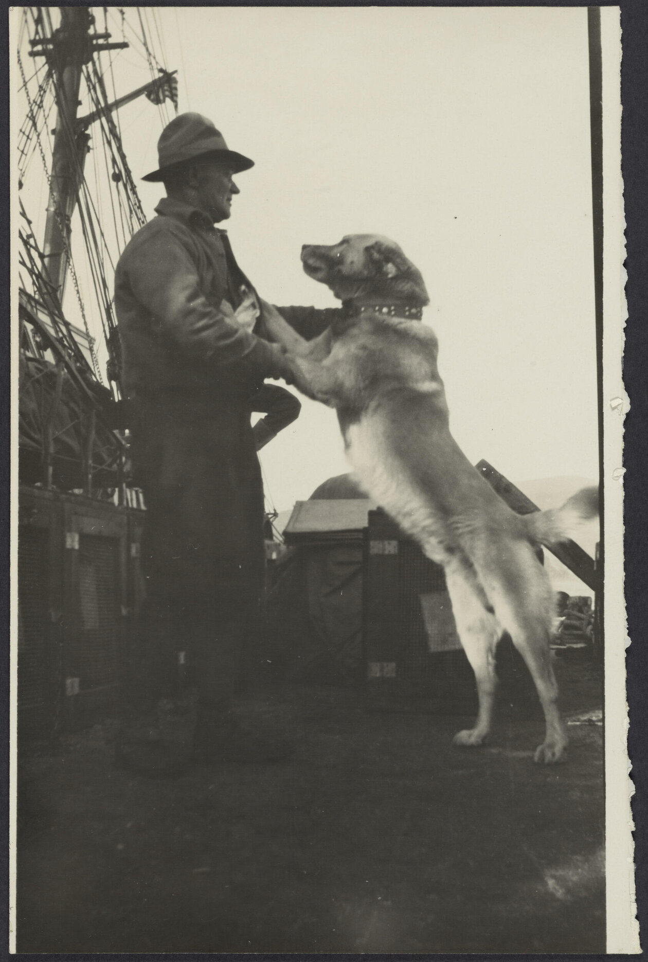 Man with dog