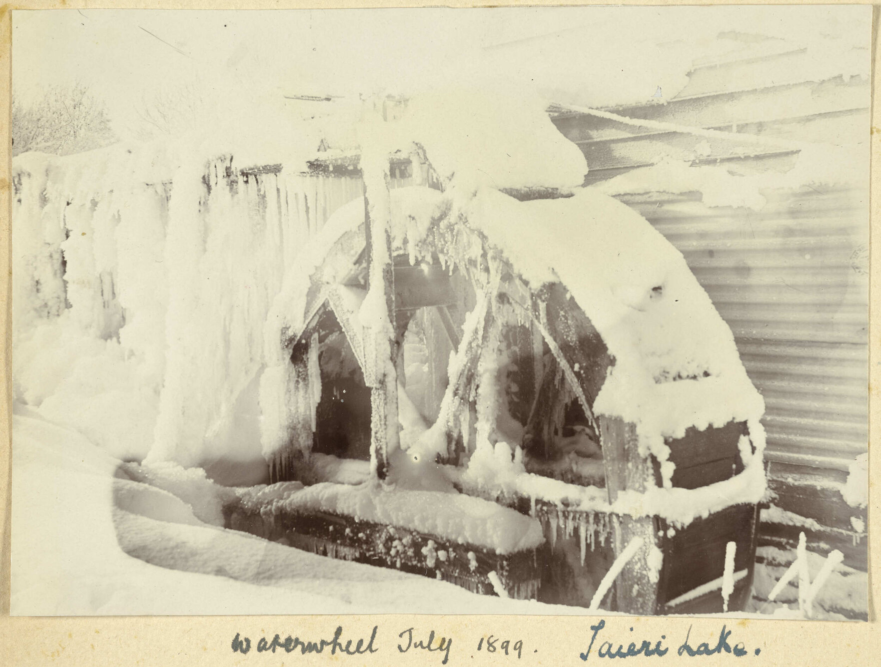 Water wheel, Taieri Lake Station