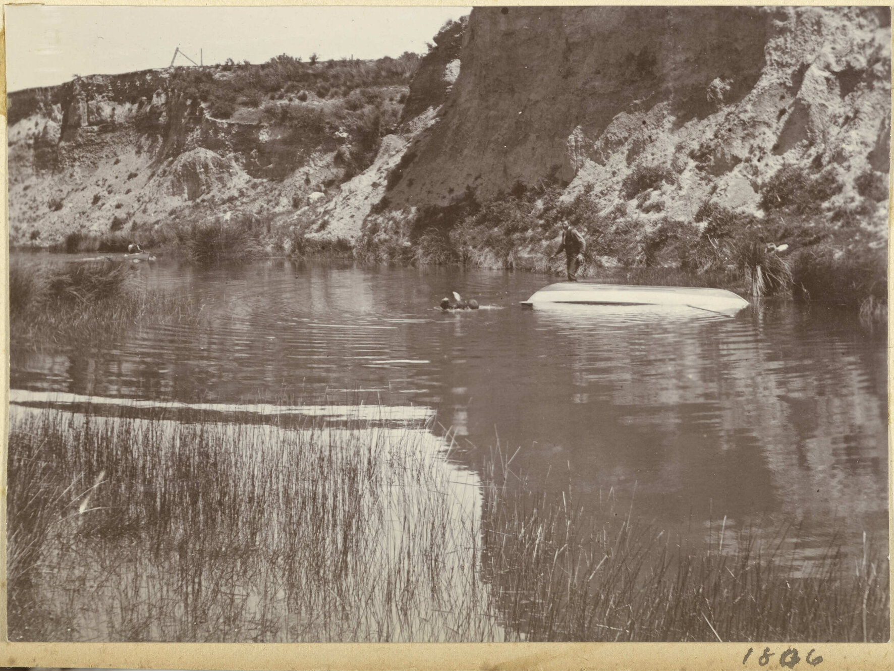 Capsized at O'Connell's Lagoon