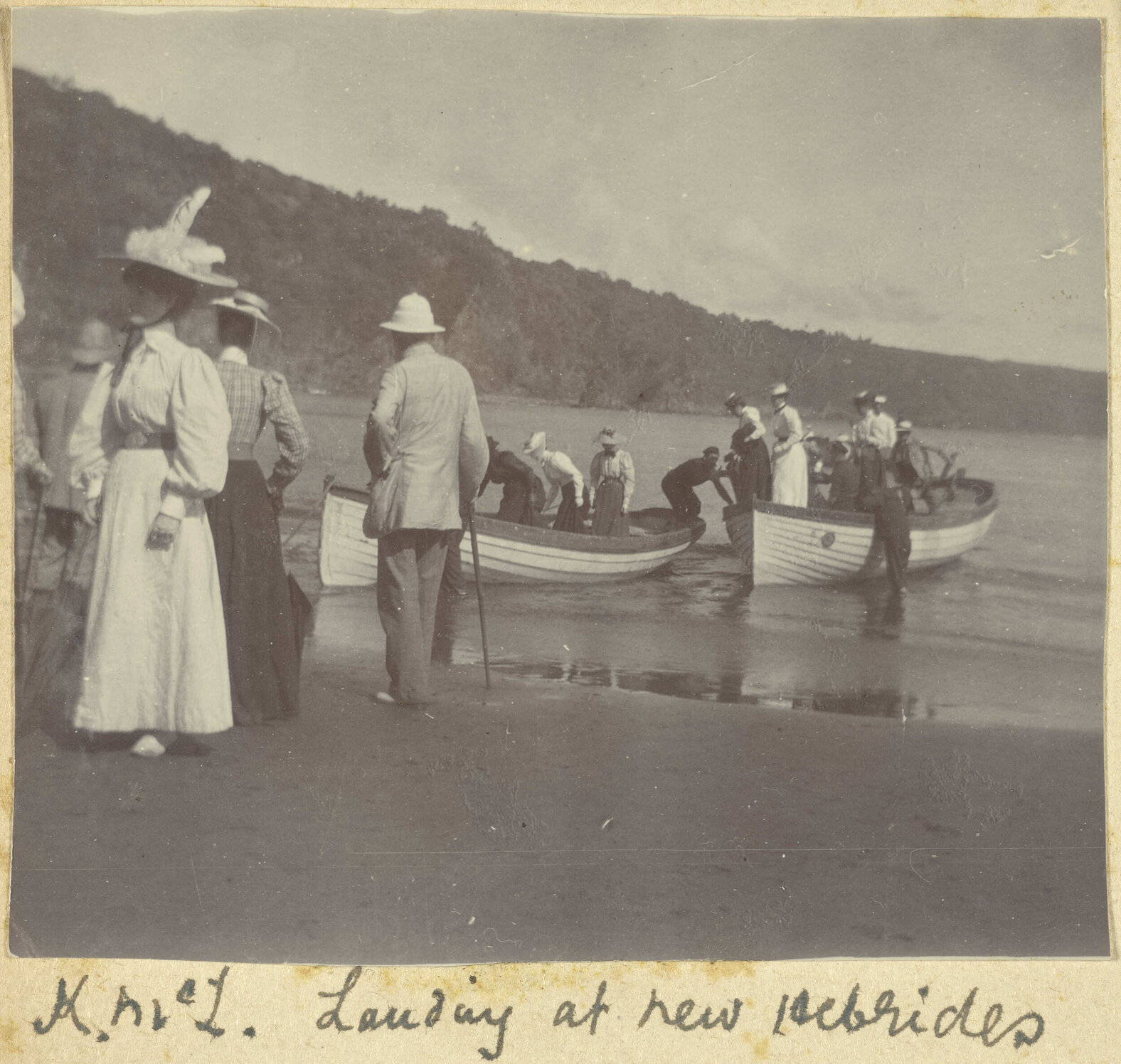 Landing at New Hebrides