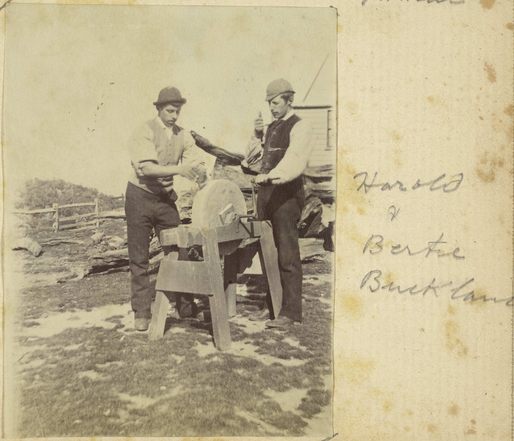 Harold and Bertie Buckland