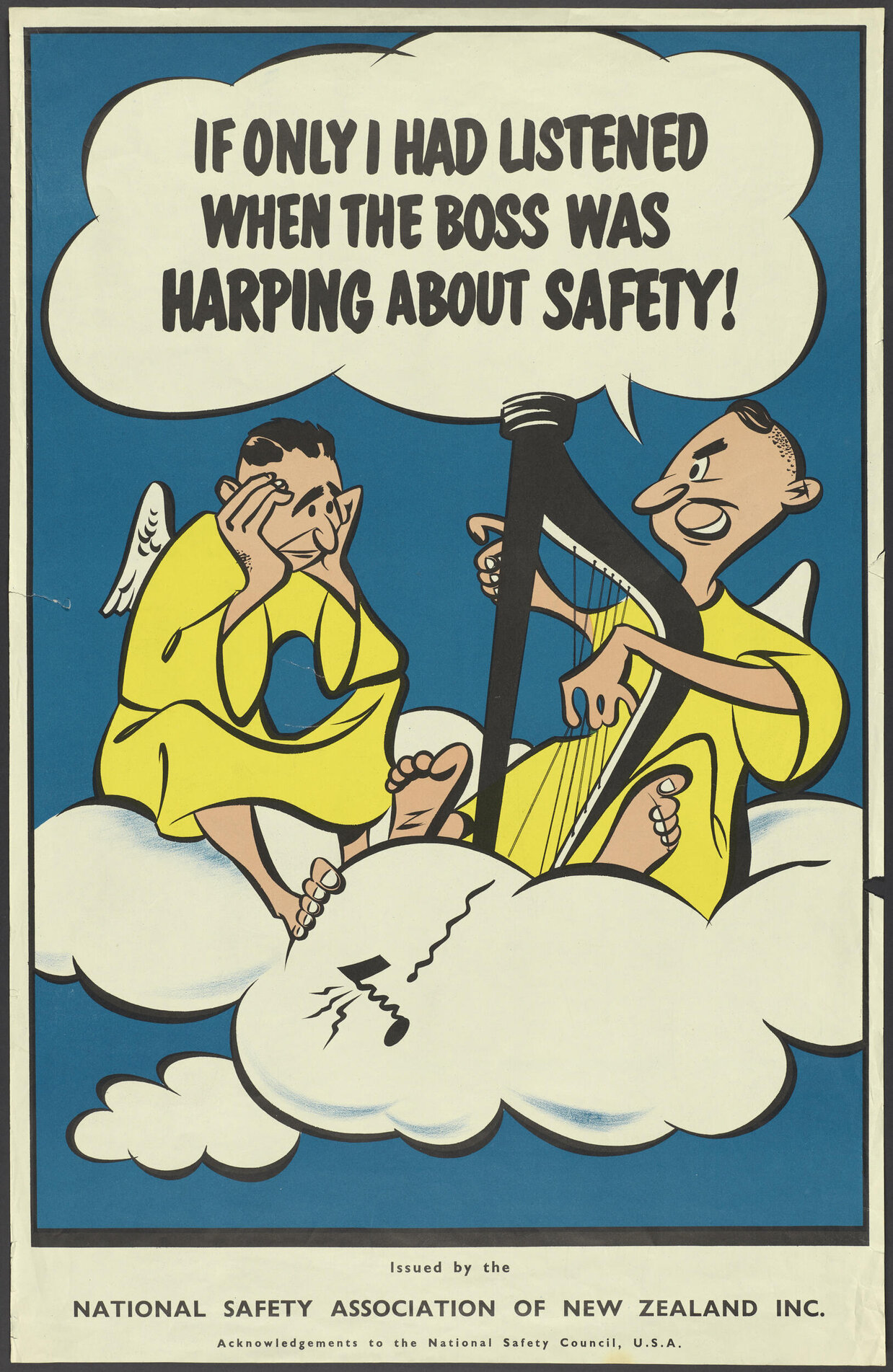 "If Only I Had Listened When The Boss Was Harping About Safety!"