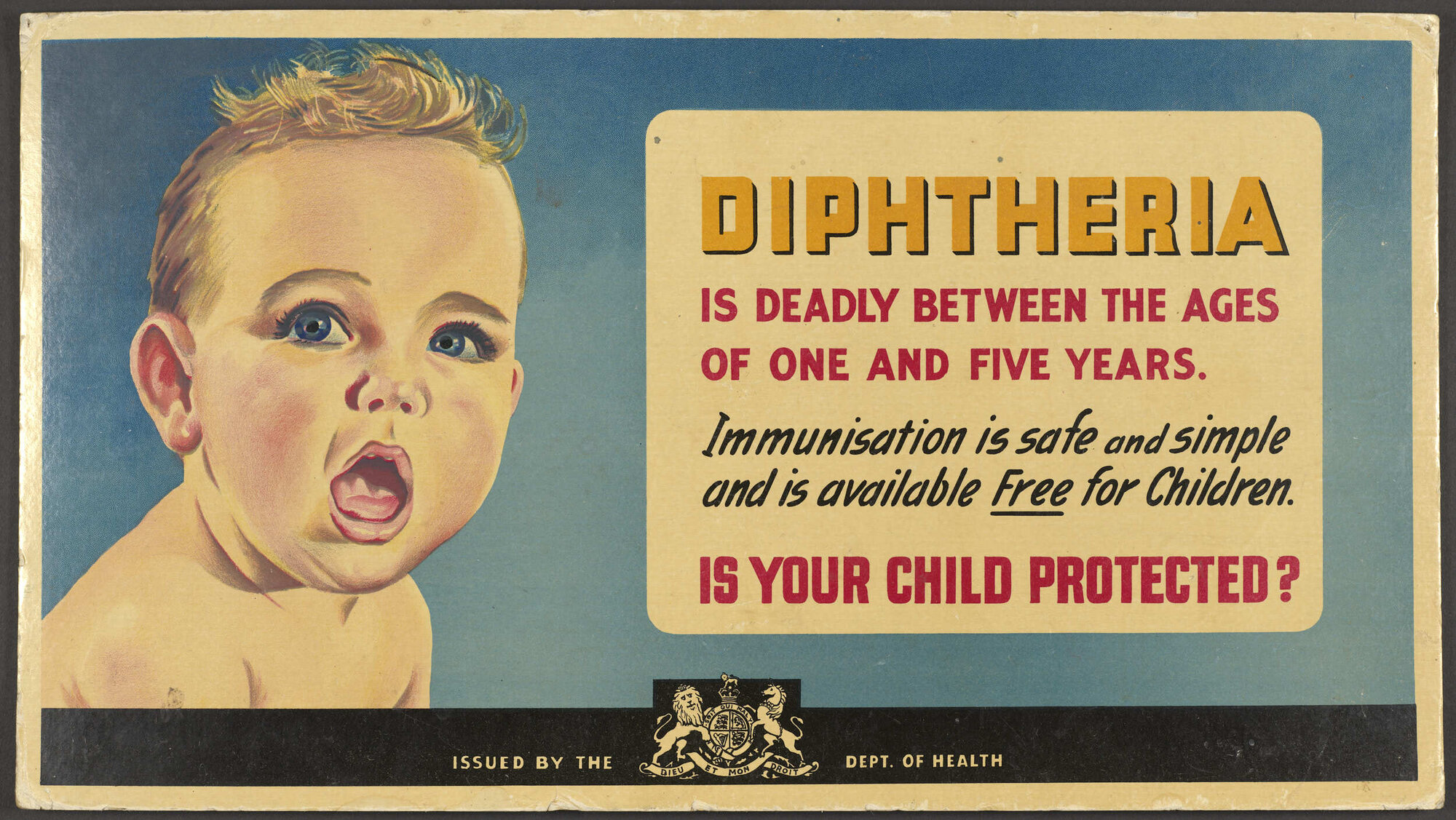 "Diphtheria Is Deadly Between The Ages Of One And Five Years."