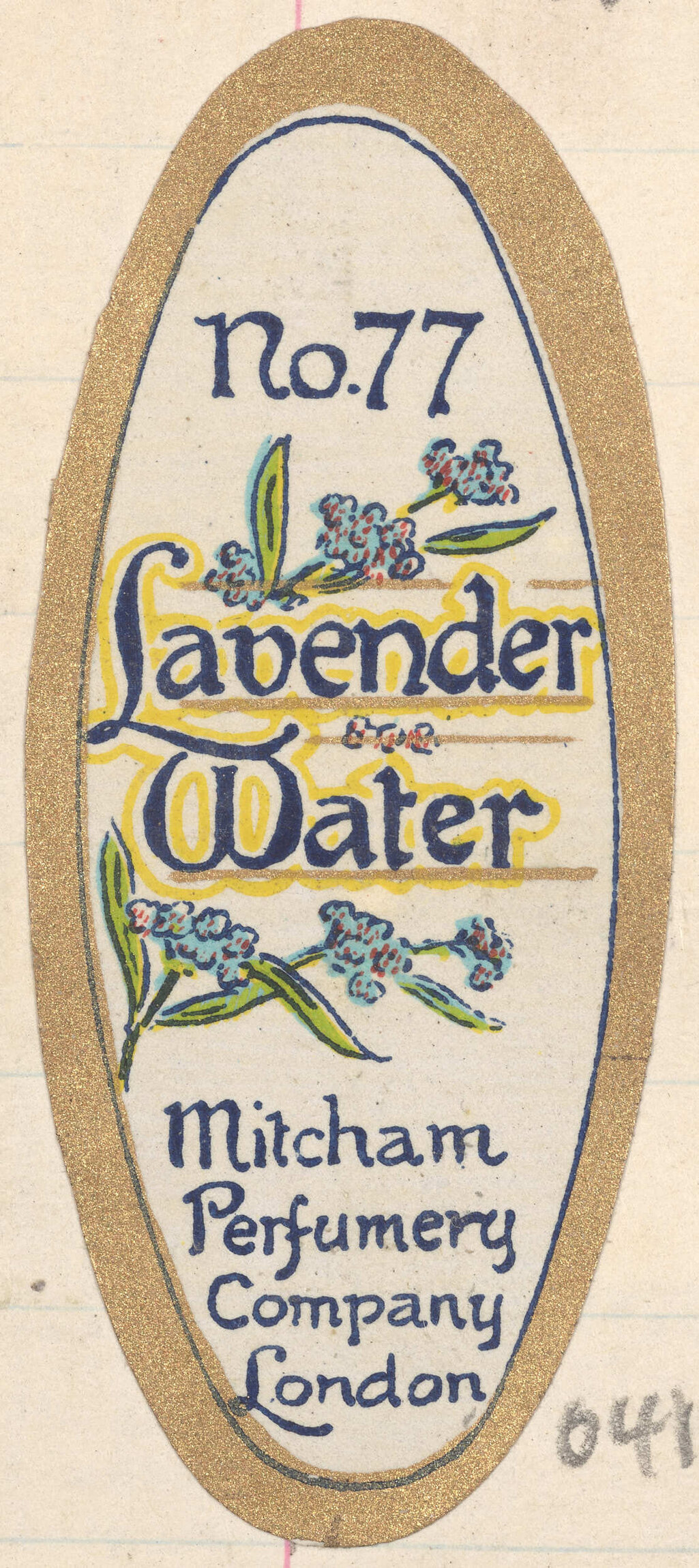 "No.77 Lavender Water"