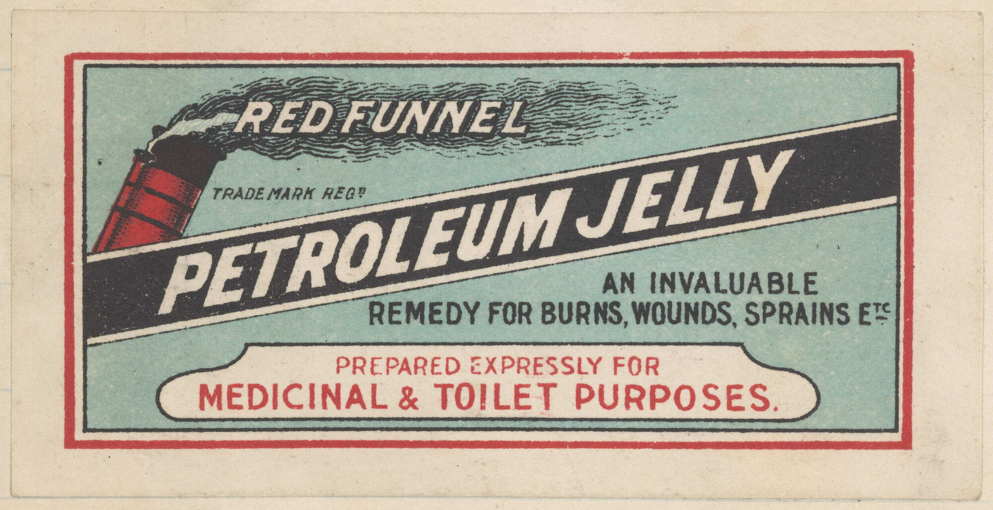 "Red Funnel Petroleum Jelly"