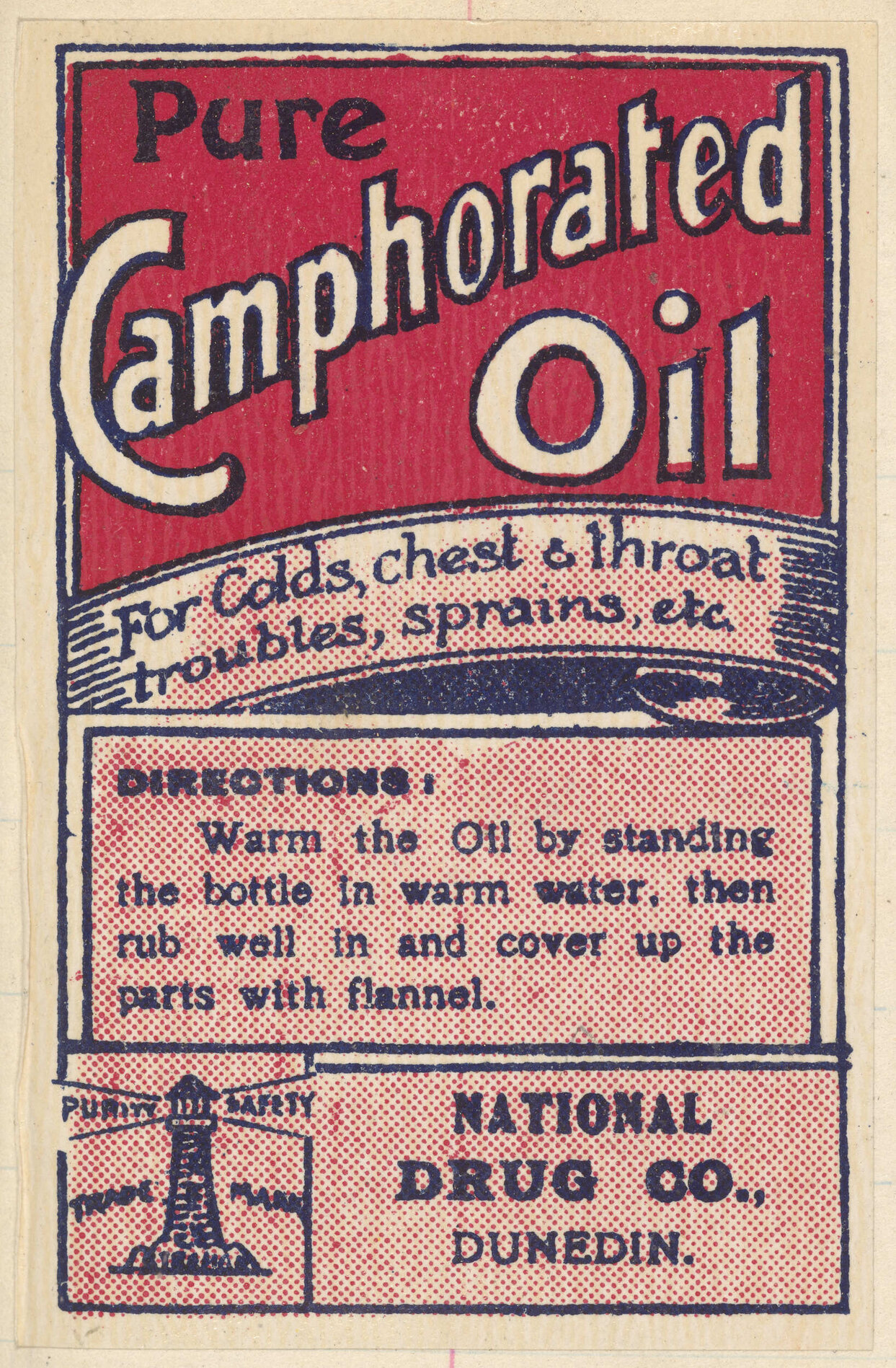 "Pure Camphorated Oil"