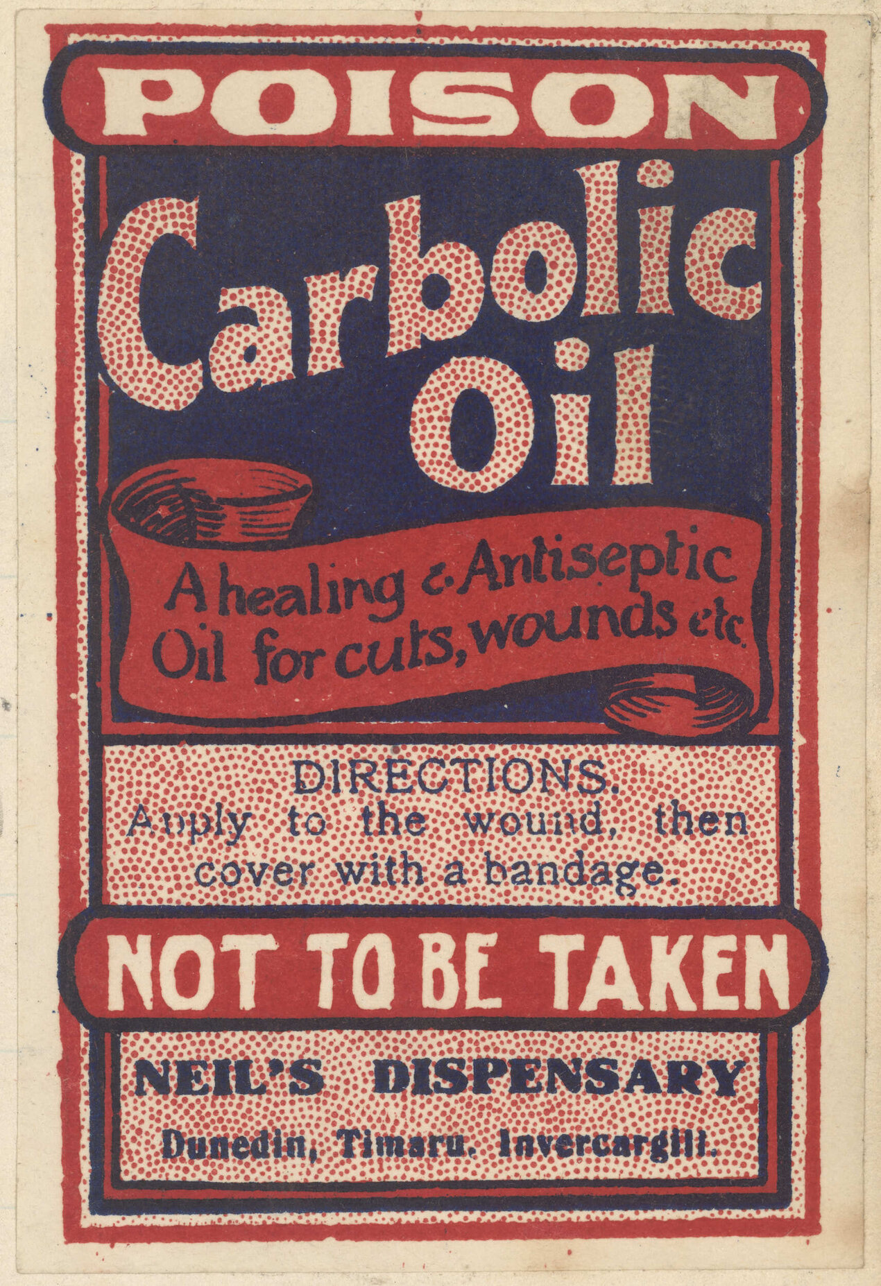 "Poison Carbolic Oil"