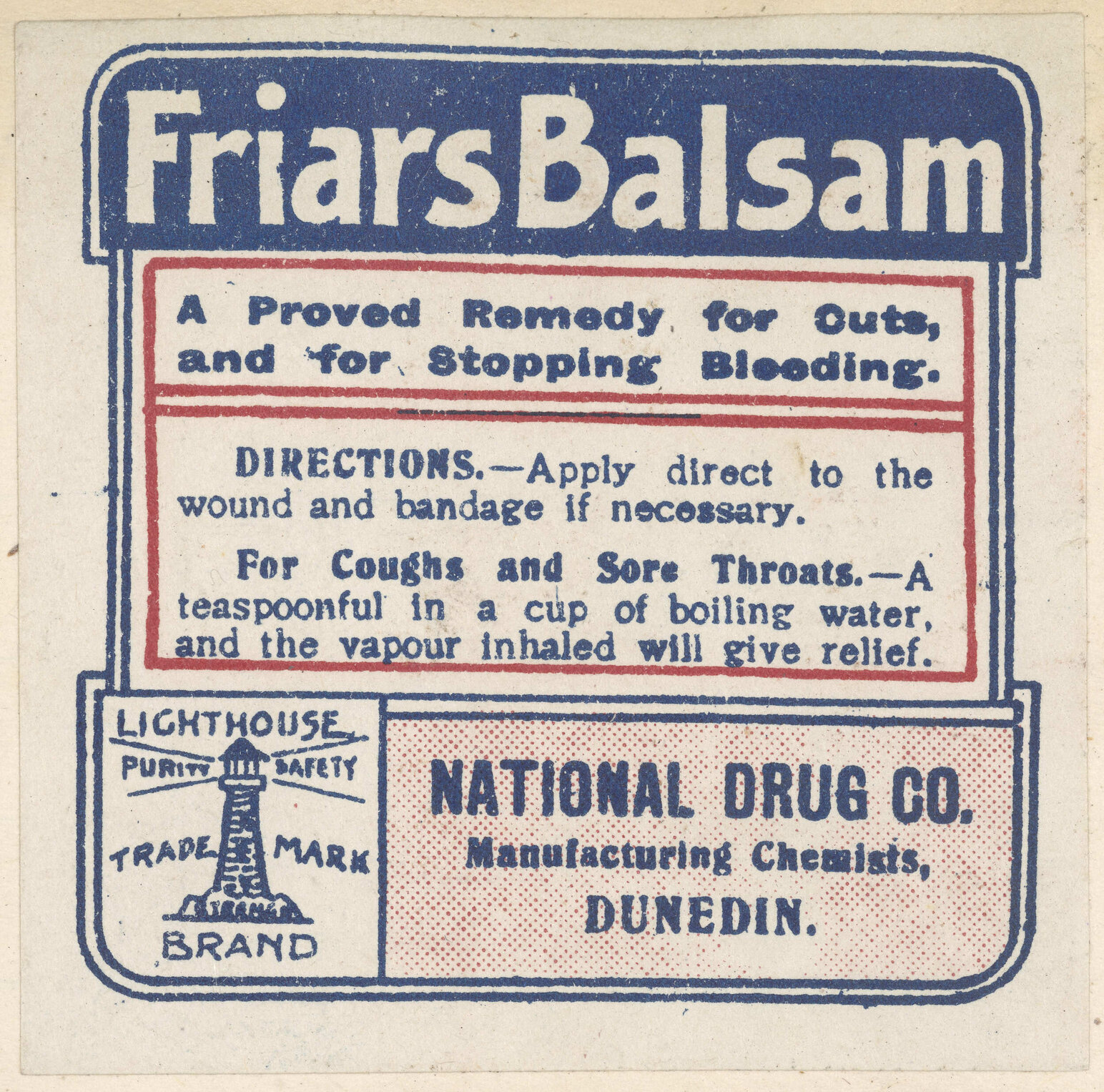"Friars Balsam"
