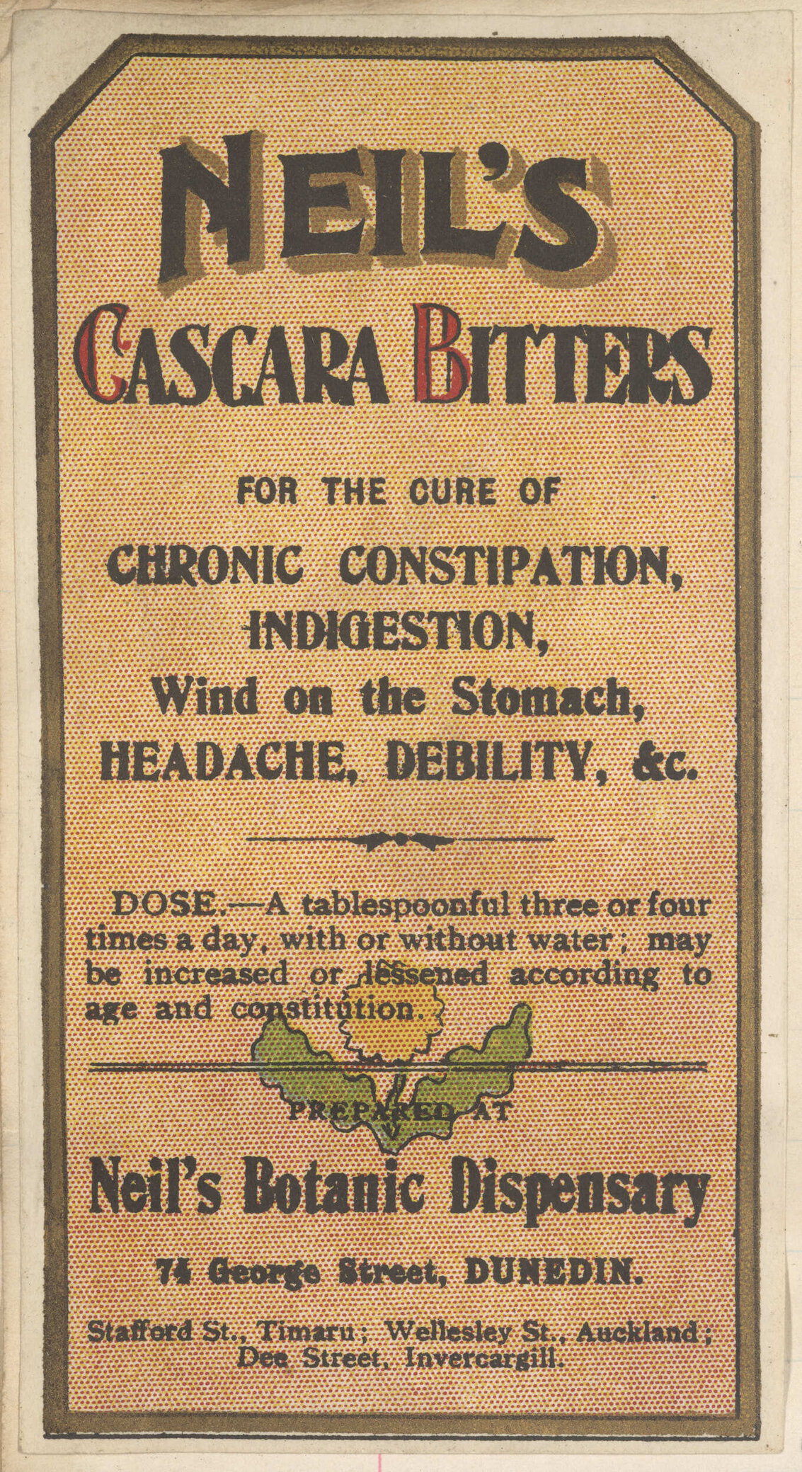 "Neil's Cascara Bitters"