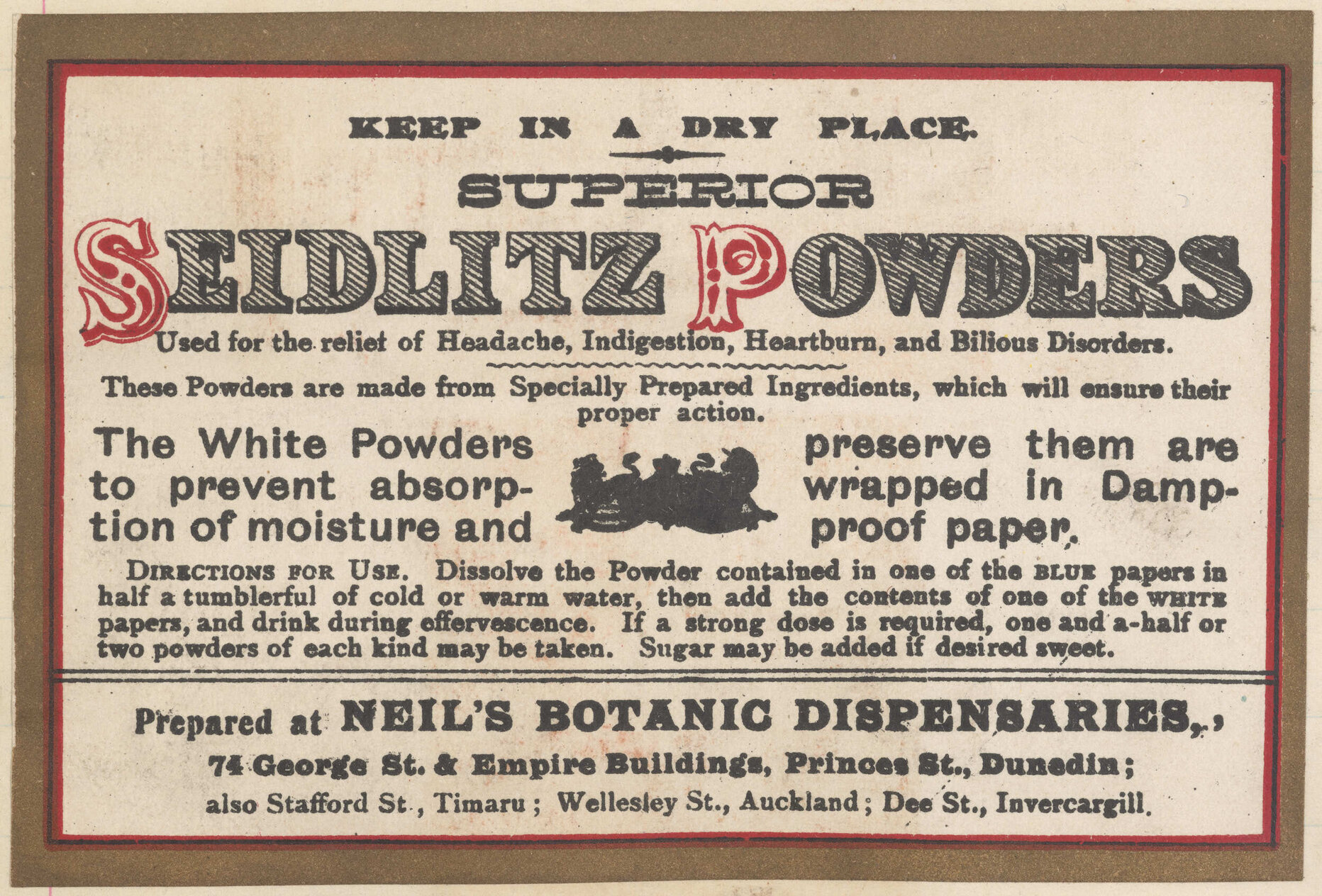 "Superior Seidlitz Powders"
