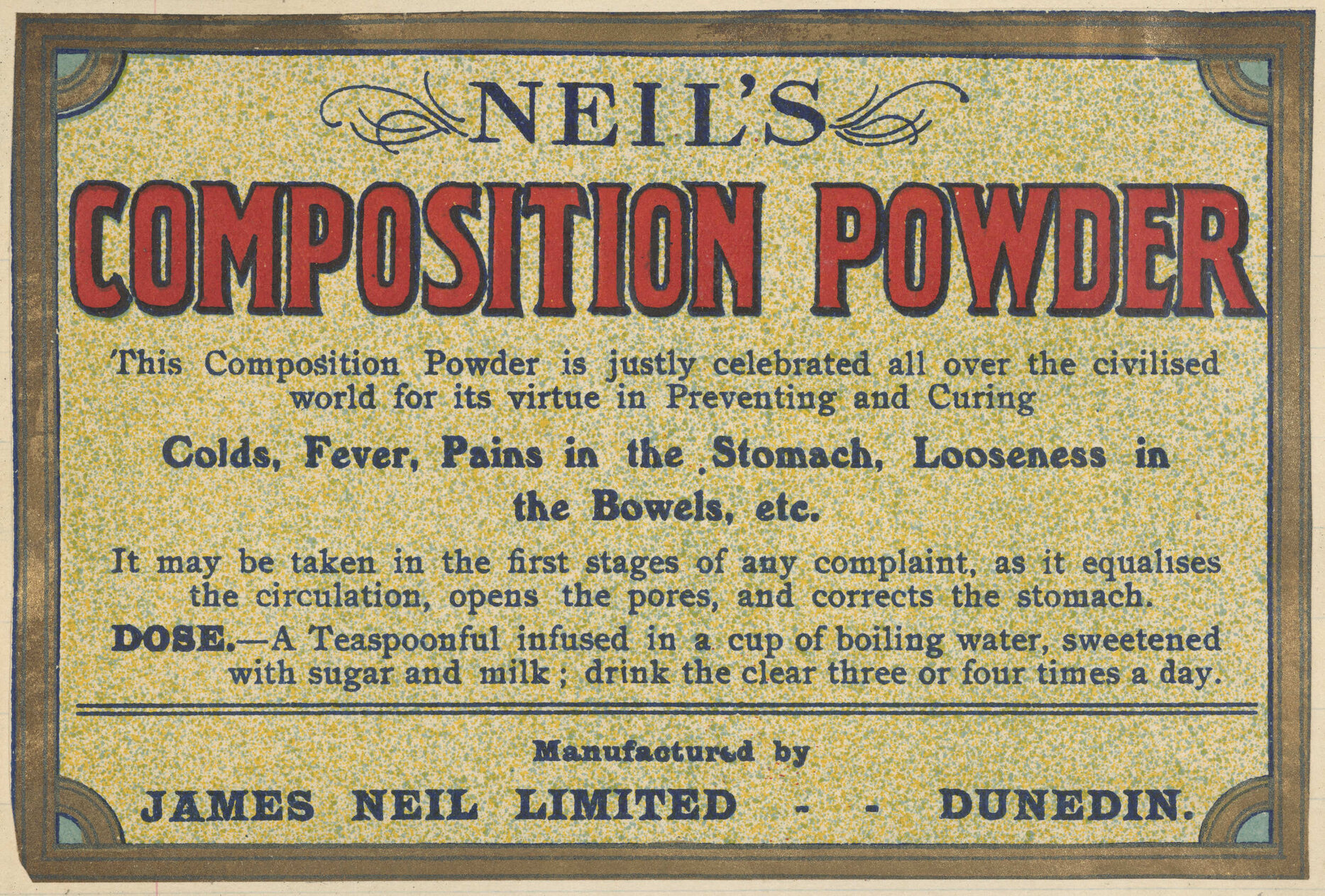 "Neil's Composition Powder"