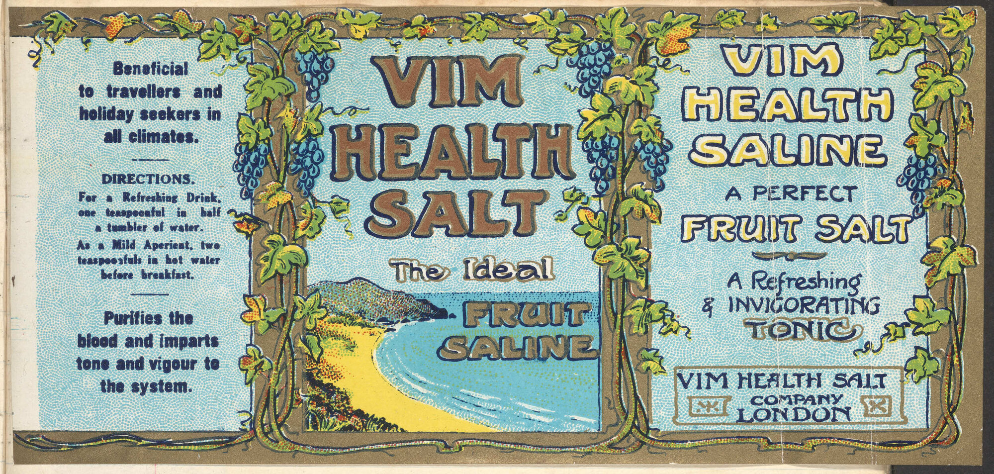 "Vim Health Salt The Ideal Fruit Saline"