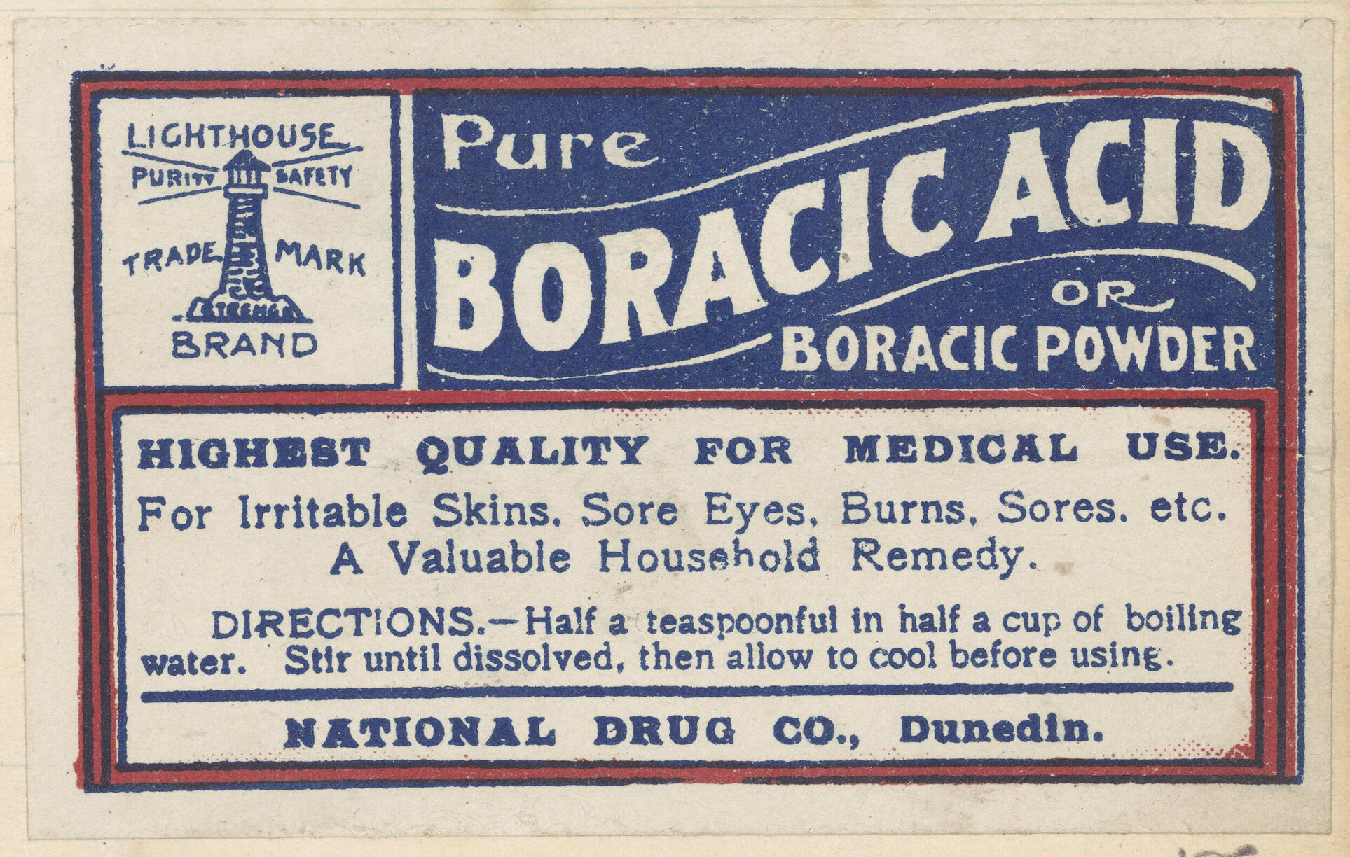 "Pure Boracic Acid Or Boracic Powder"
