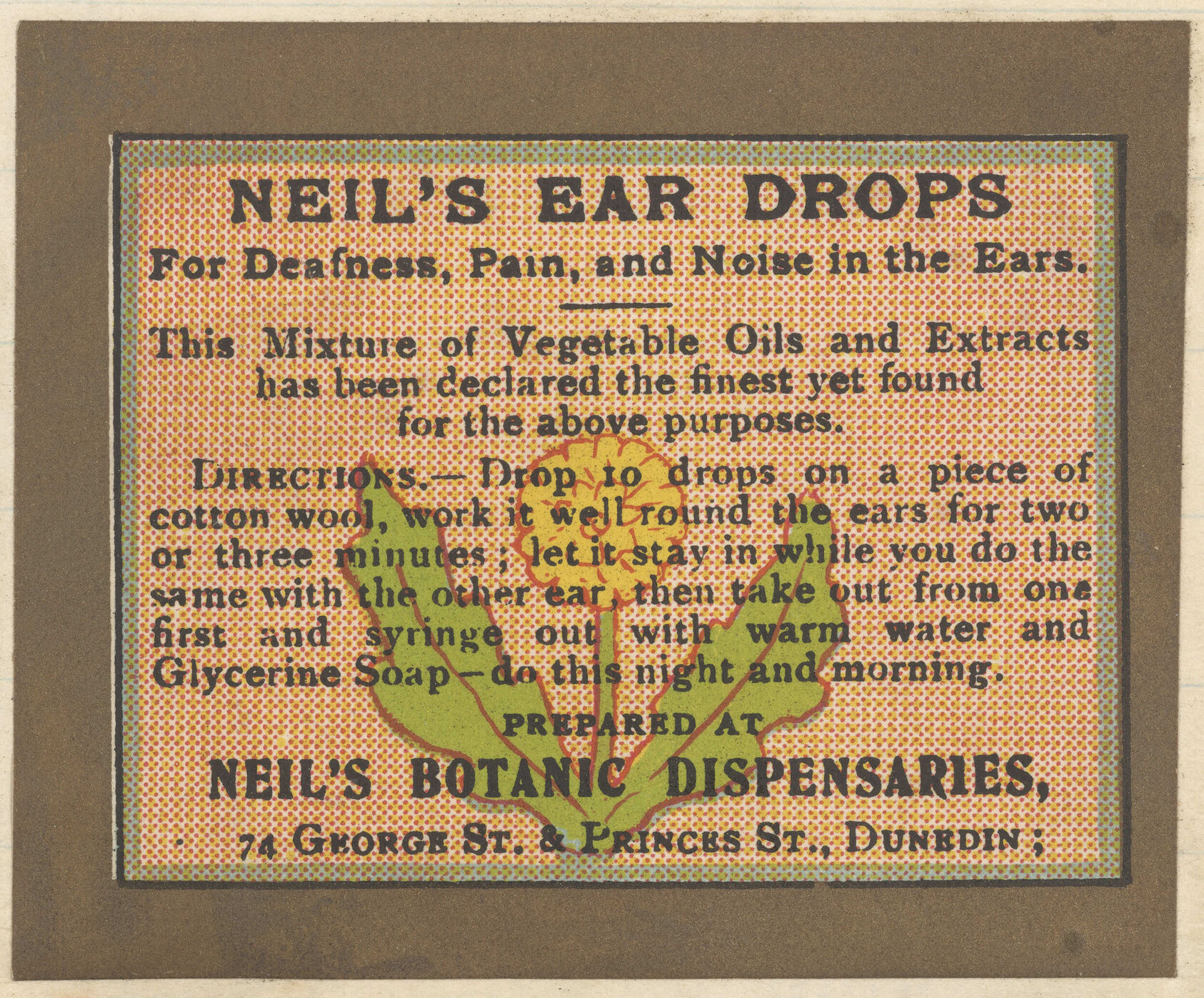 "Neil's Ear Drops"