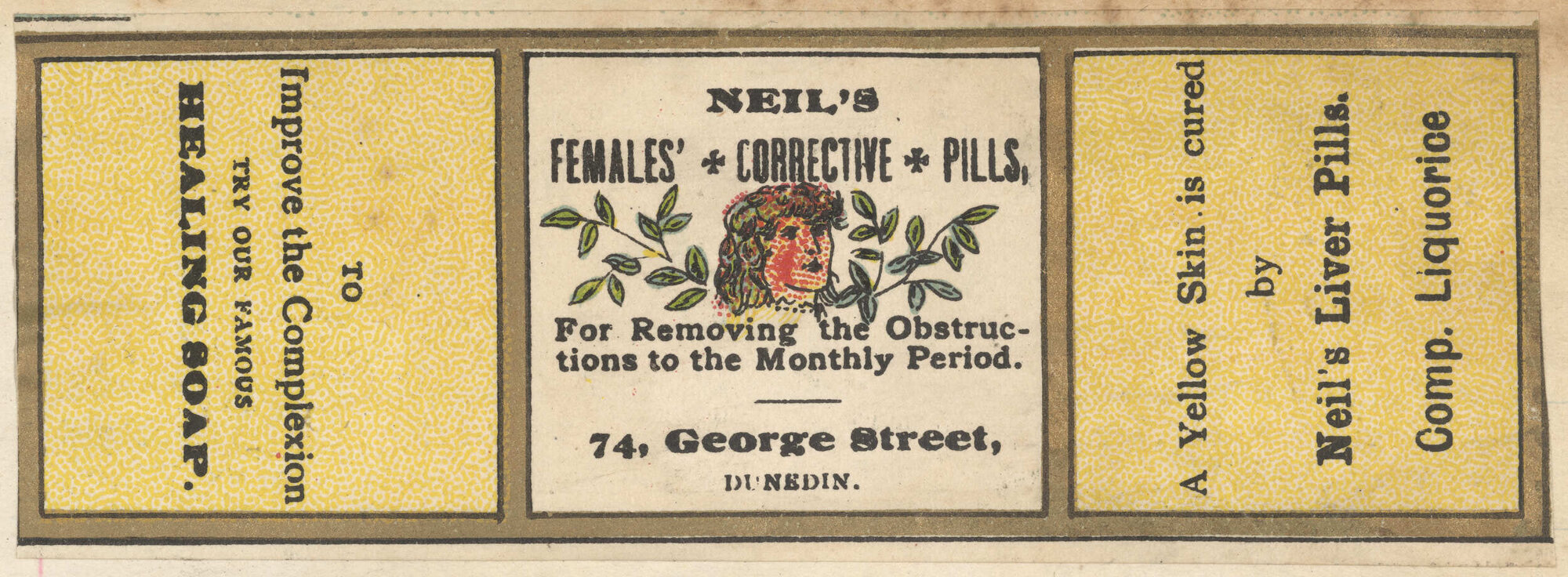 "Neil's Females' Corrective Pills"