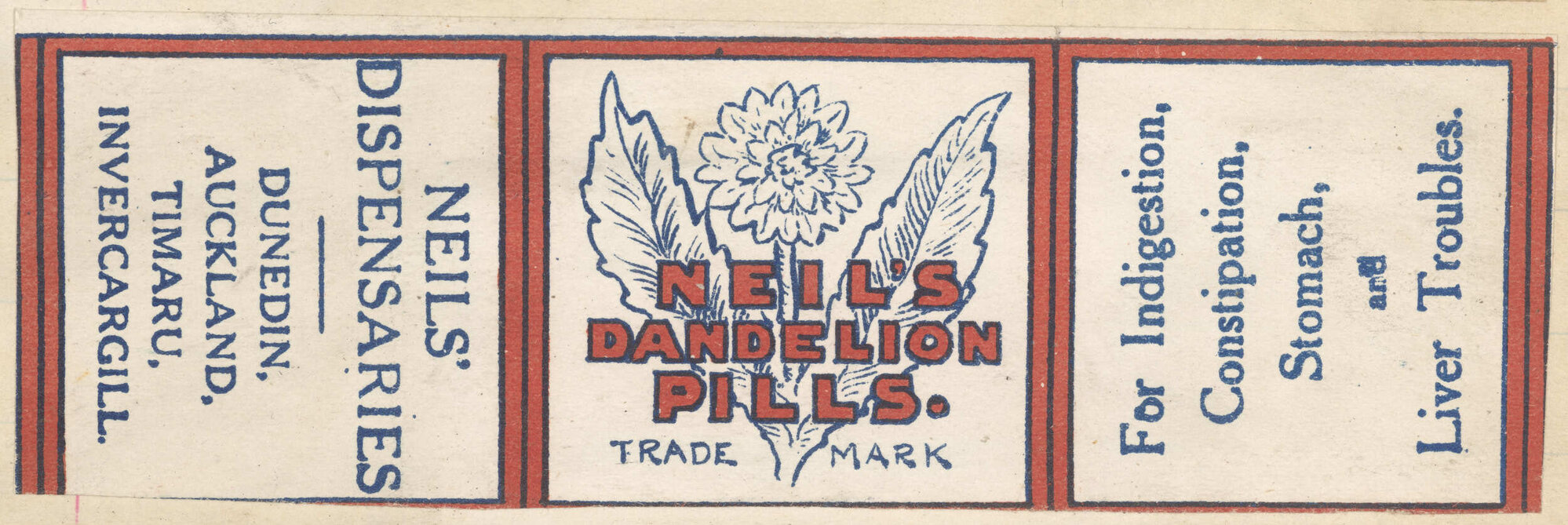 "Neil's Dandelion Pills."