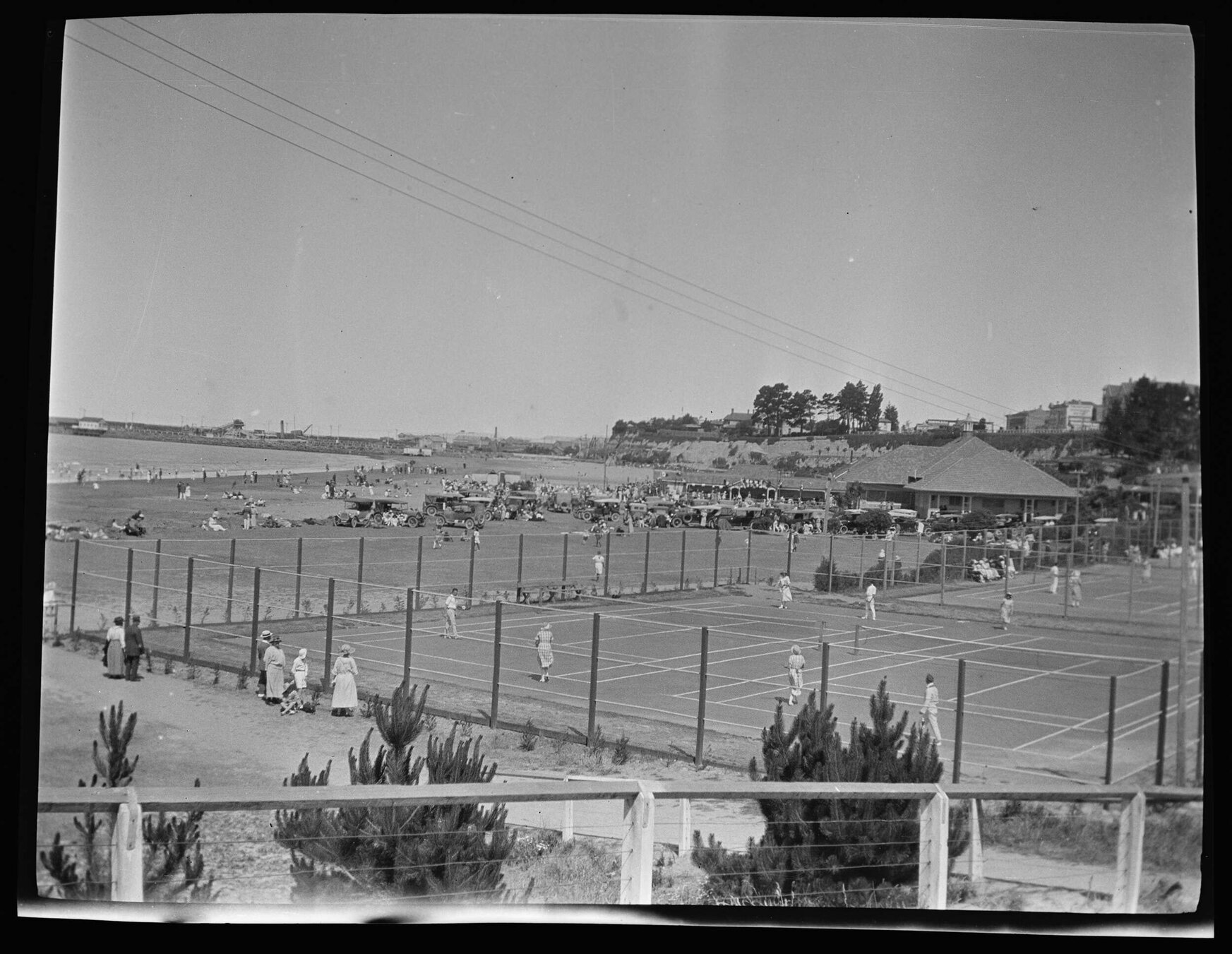 Tennis courts, Caroline Bay