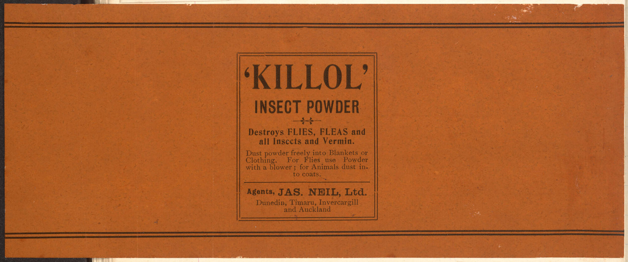 " 'Killol' Insect Powder"