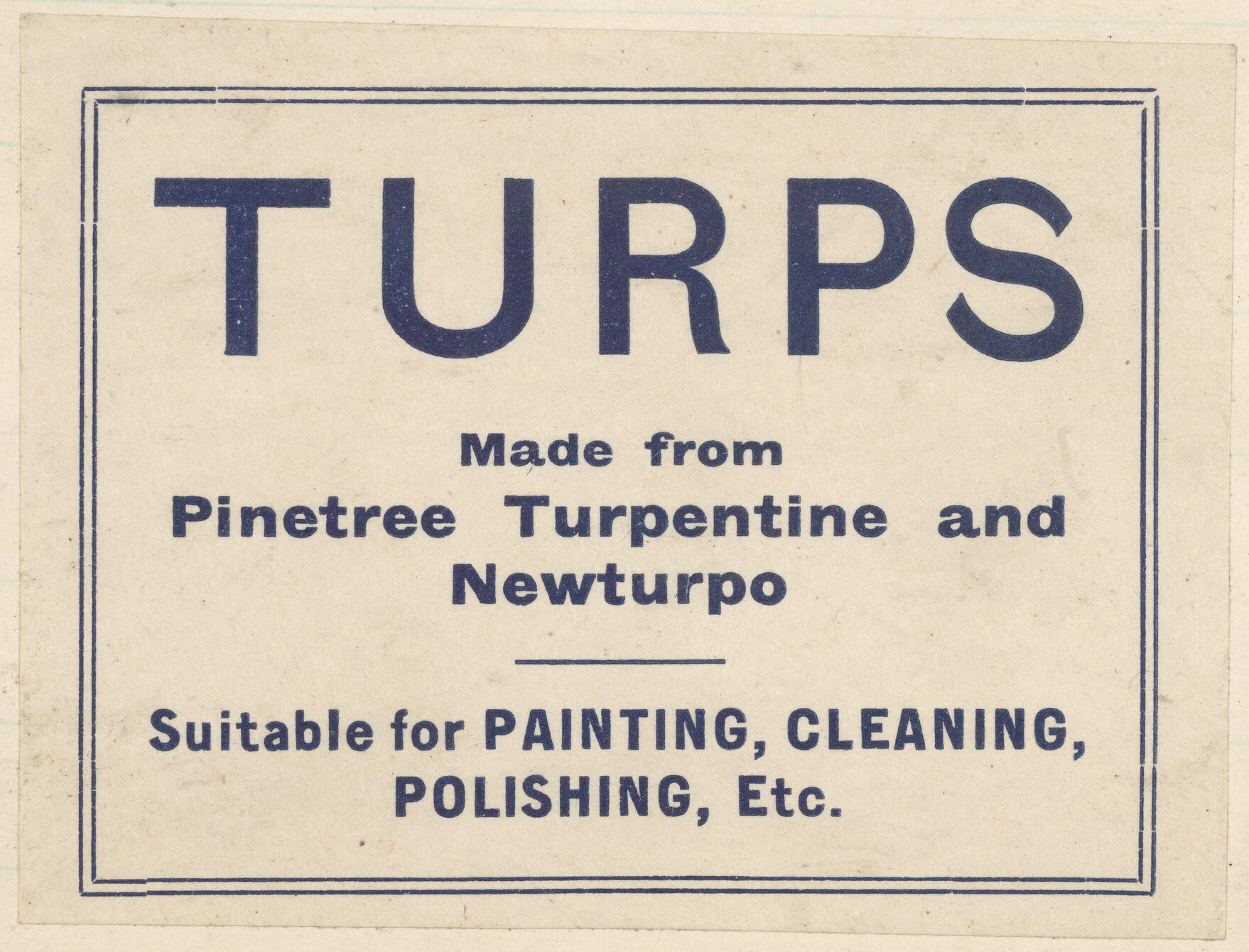 "Turps"