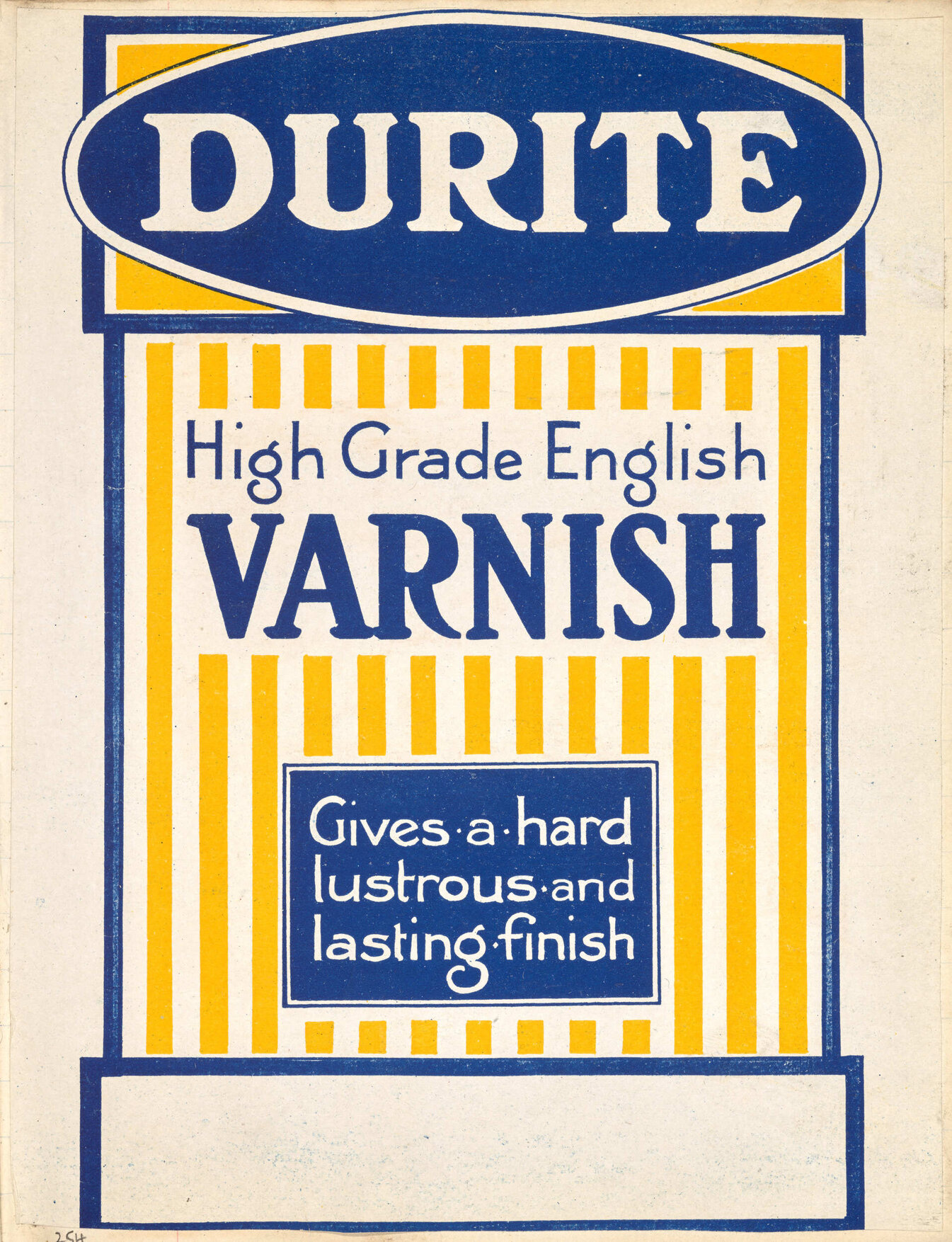"Durite High Grade English Varnish"