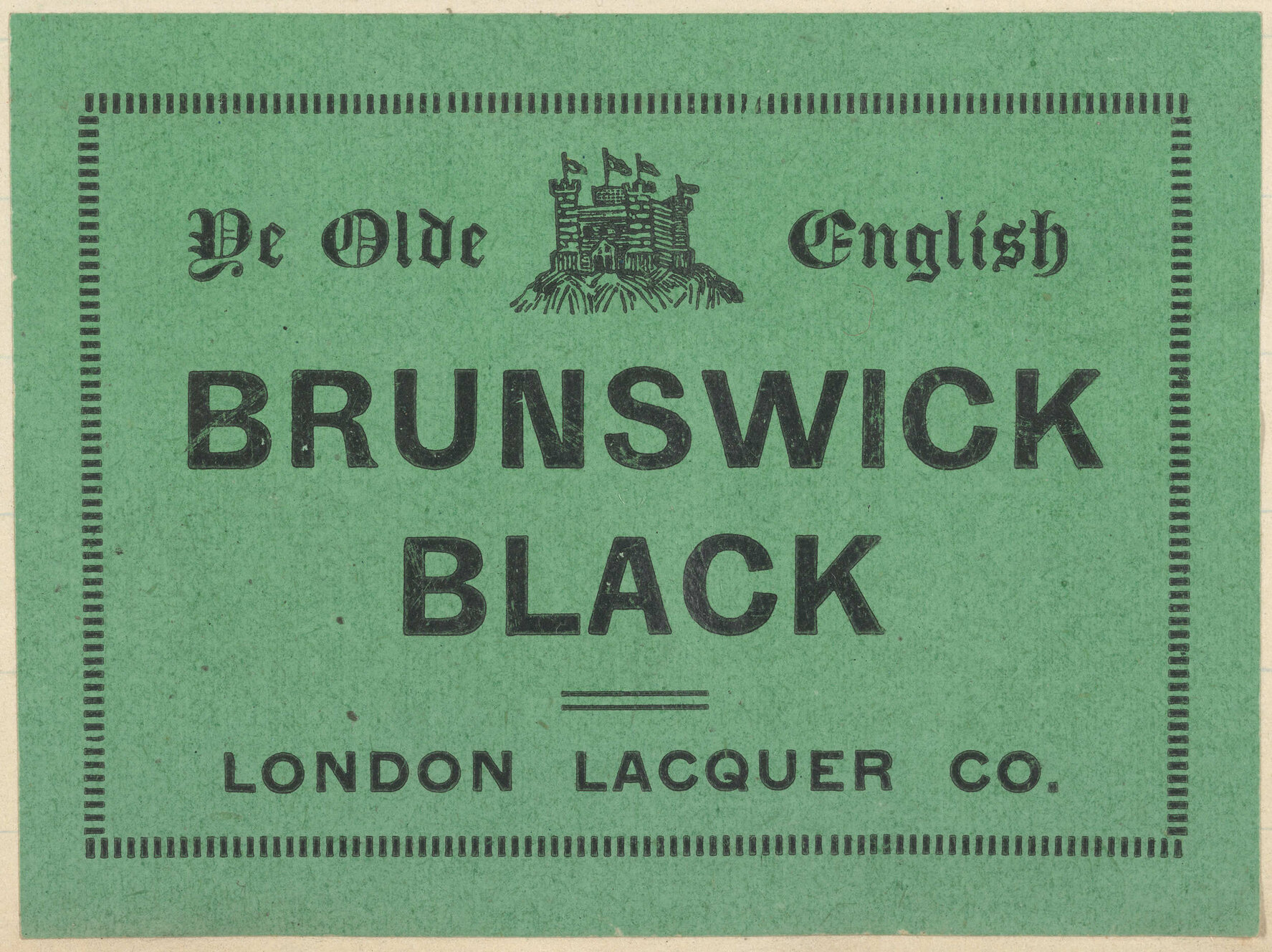 "Ye Olde English Brunswick Black"