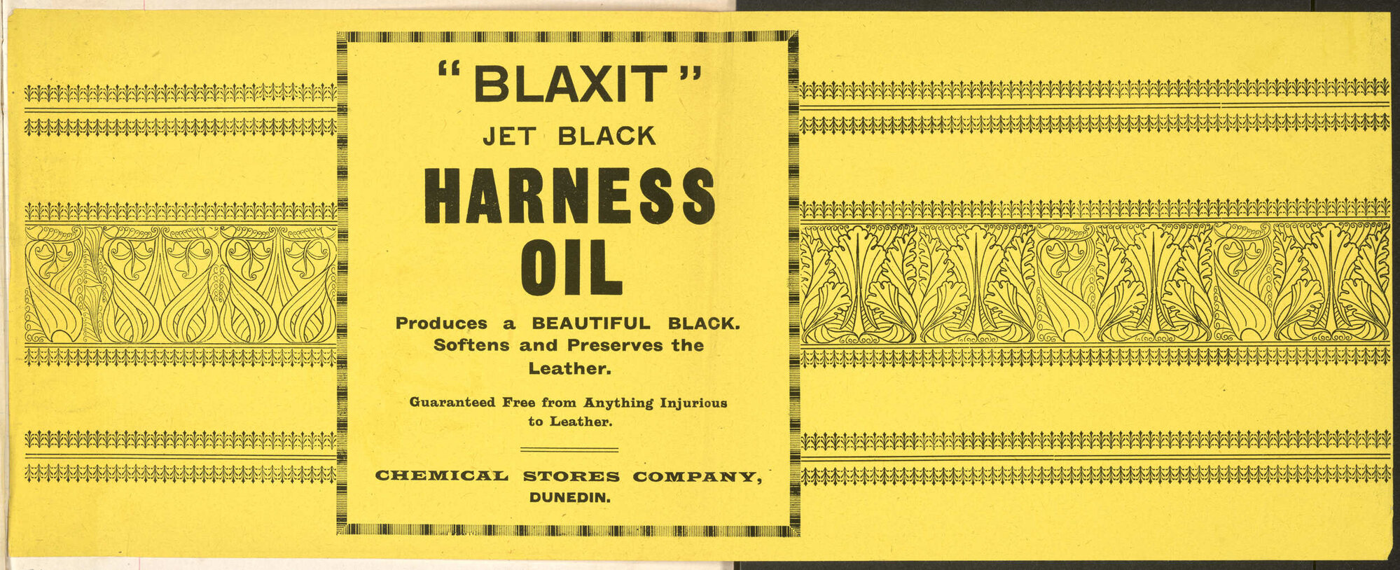 " "Blaxit" Jet Black Harness Oil"