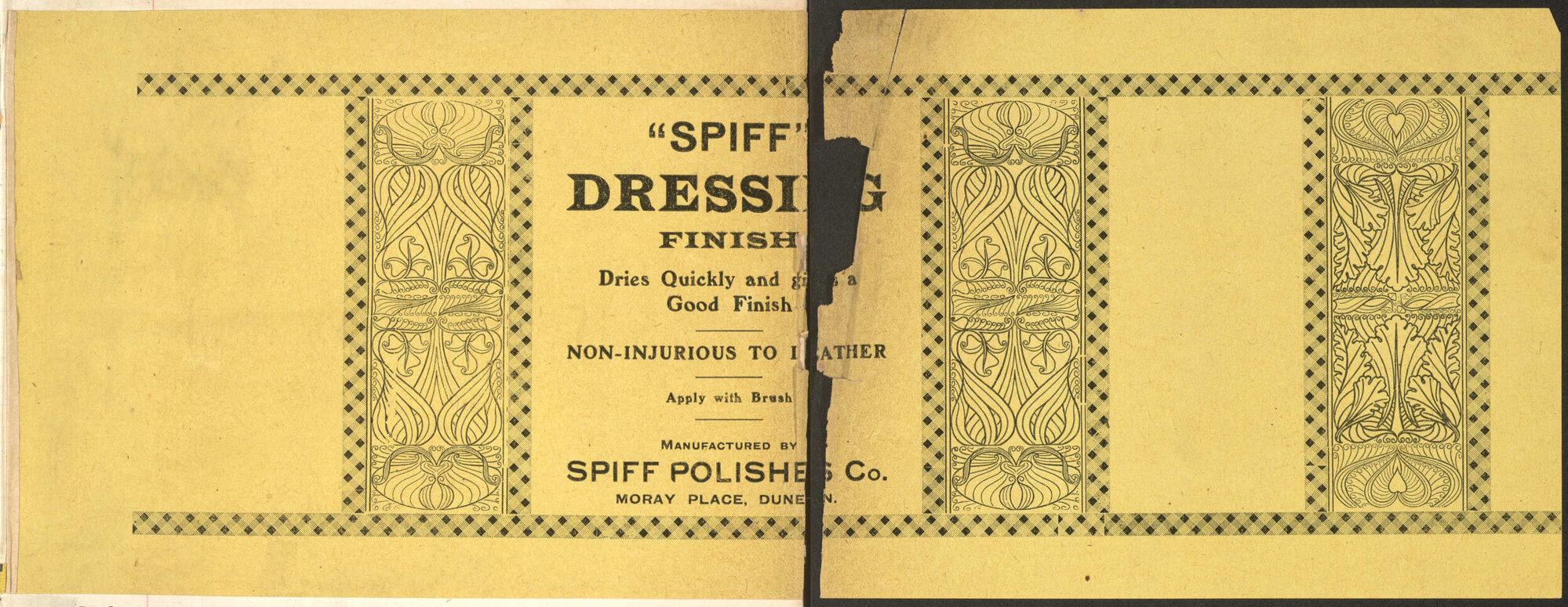 " "Spiff" Dressing Finish"