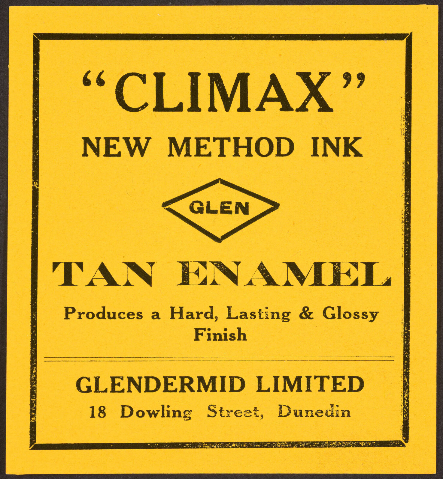 " "Climax" New Method Ink"