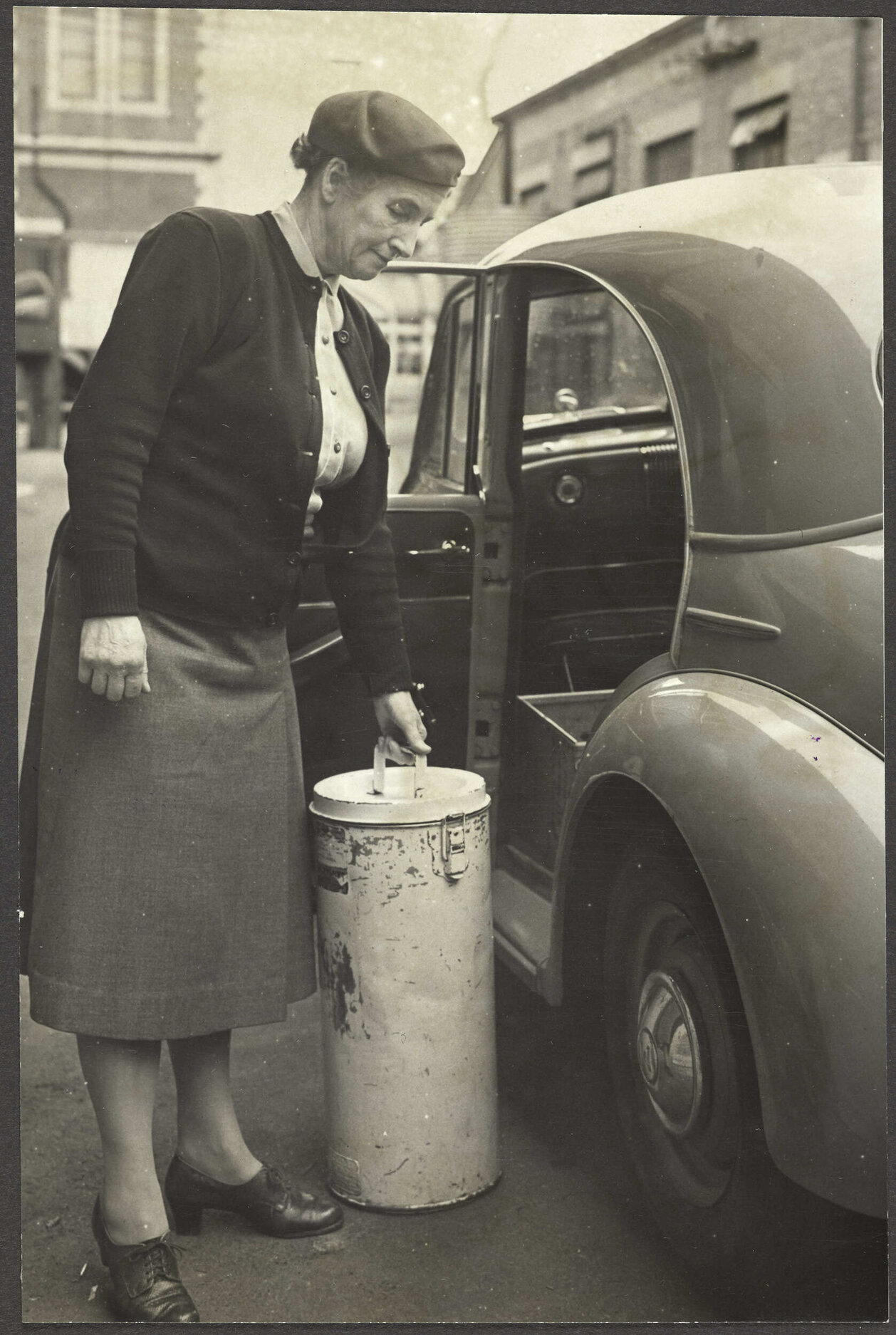 Mrs R.S. Glendining, of the 'Meals on Wheels' scheme