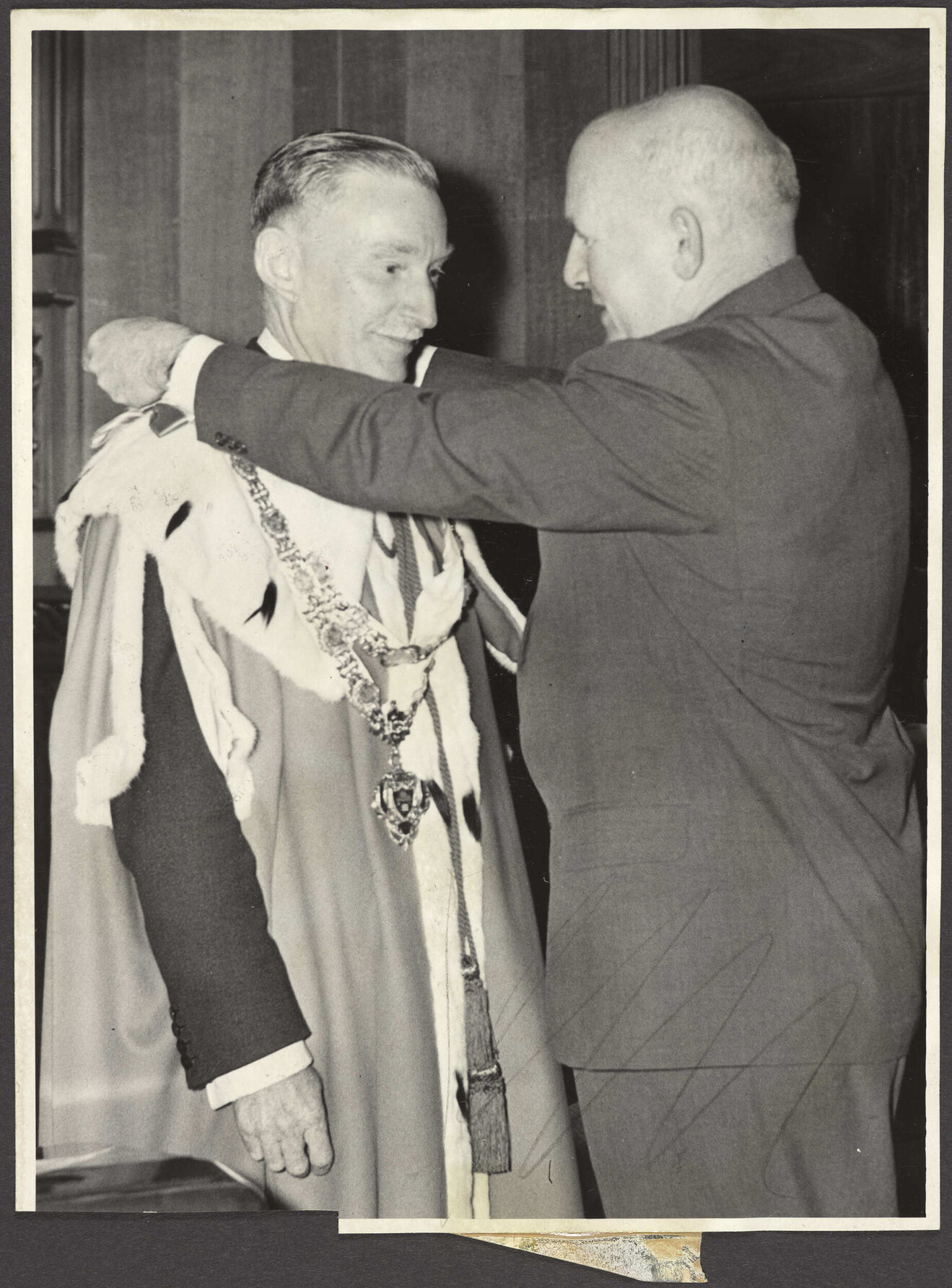 T.K.S. Sidey and Sir Leonard Wright