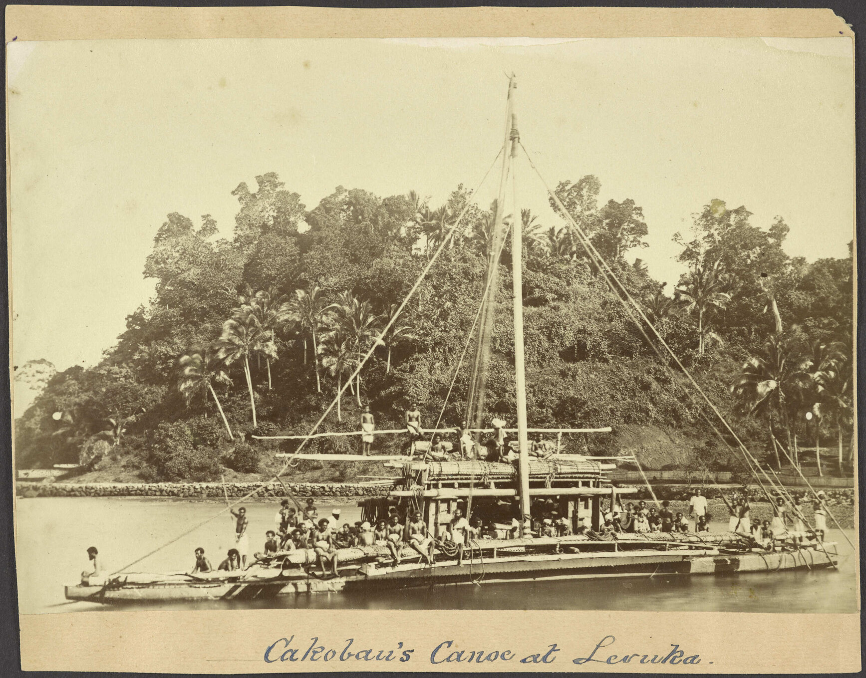 Cakobau's Canoe at Levuka