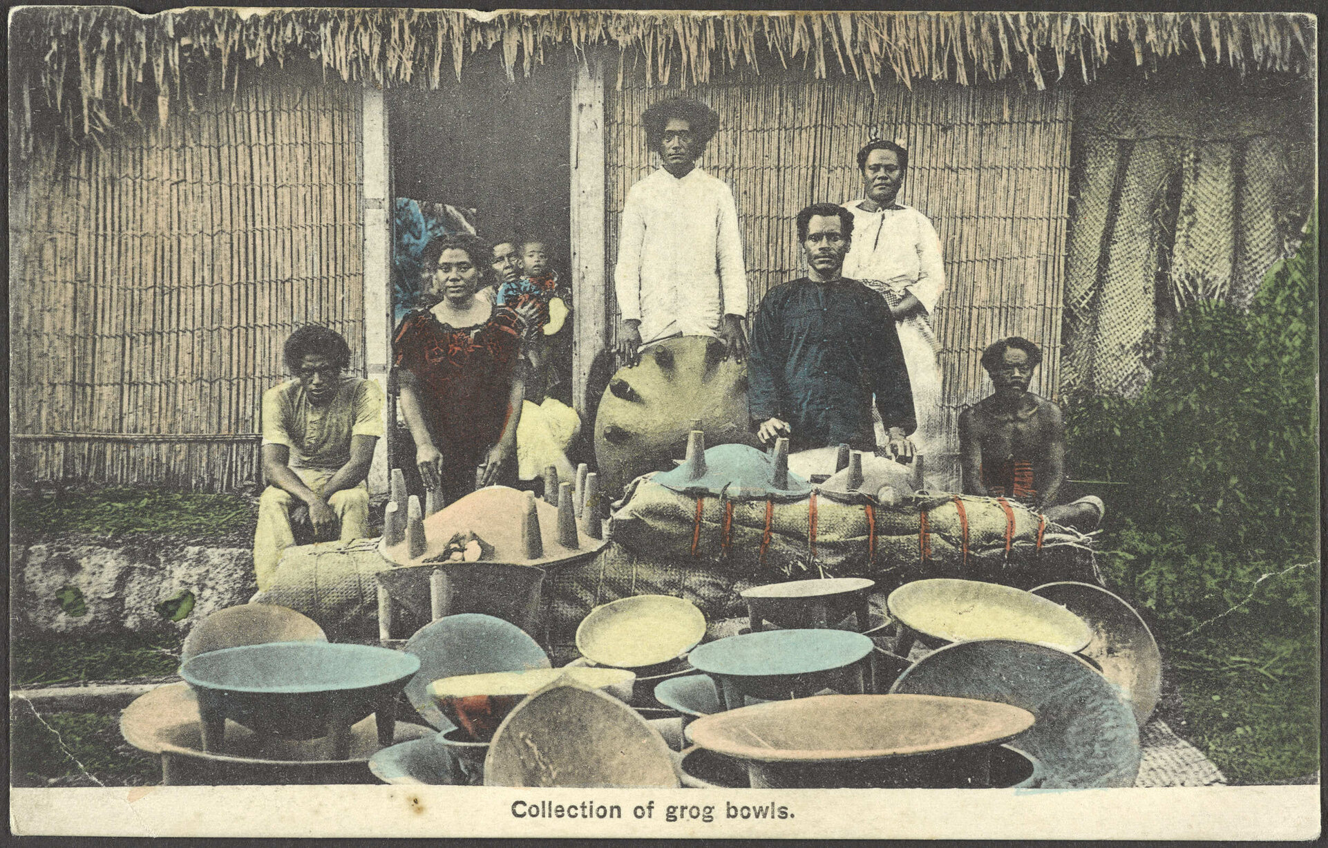 Collection of grog bowls