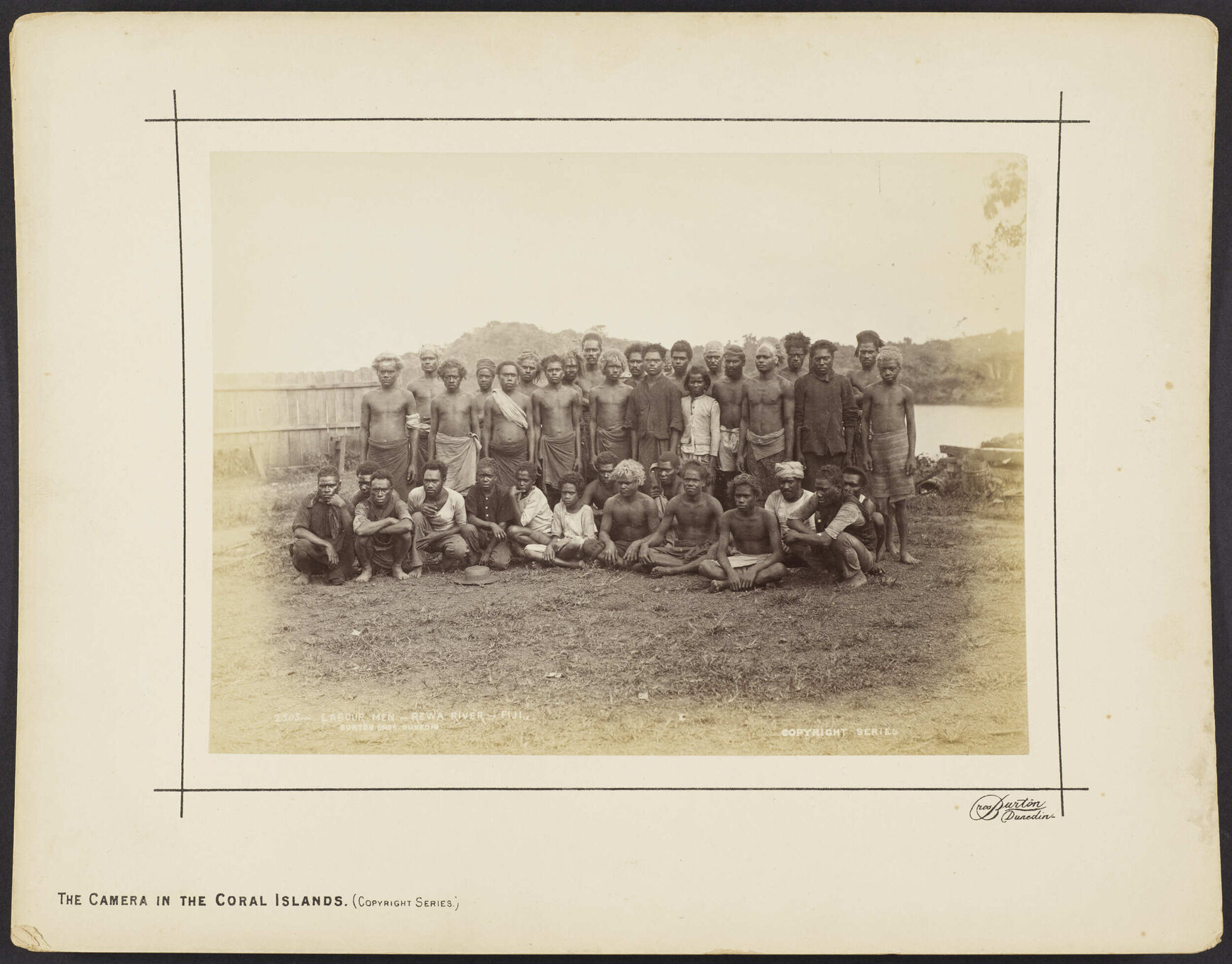 Labour Men, Rewa River, Fiji