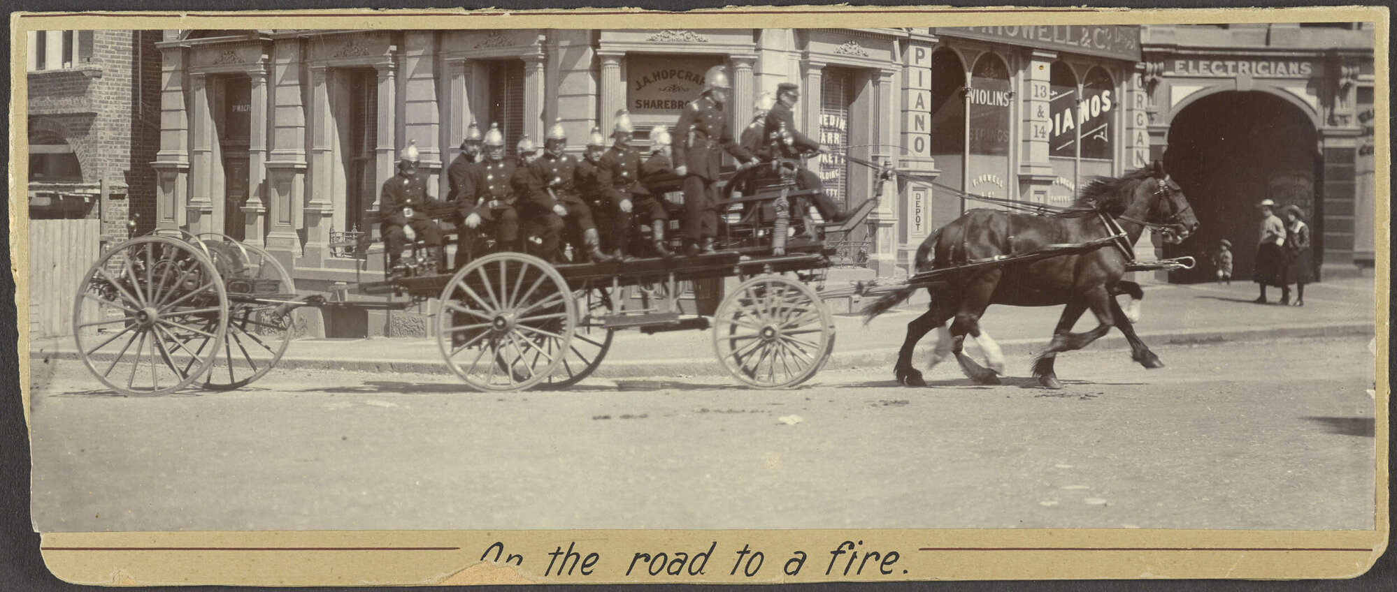 On the road to a fire