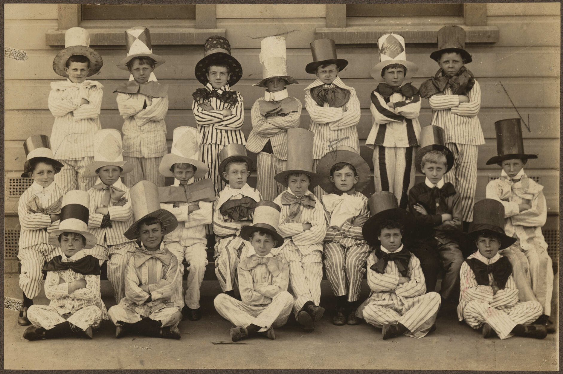 Boys in fancy dress