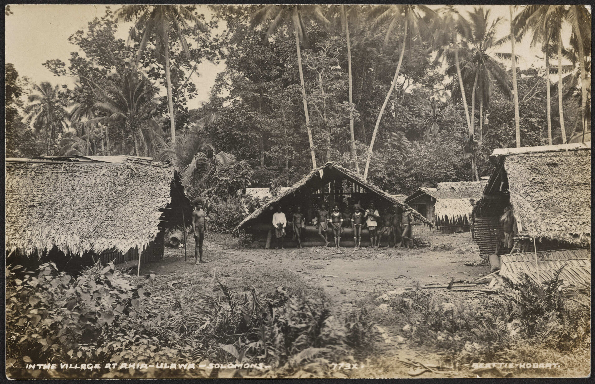 In the village at Ahia, Ulawa, Solomons