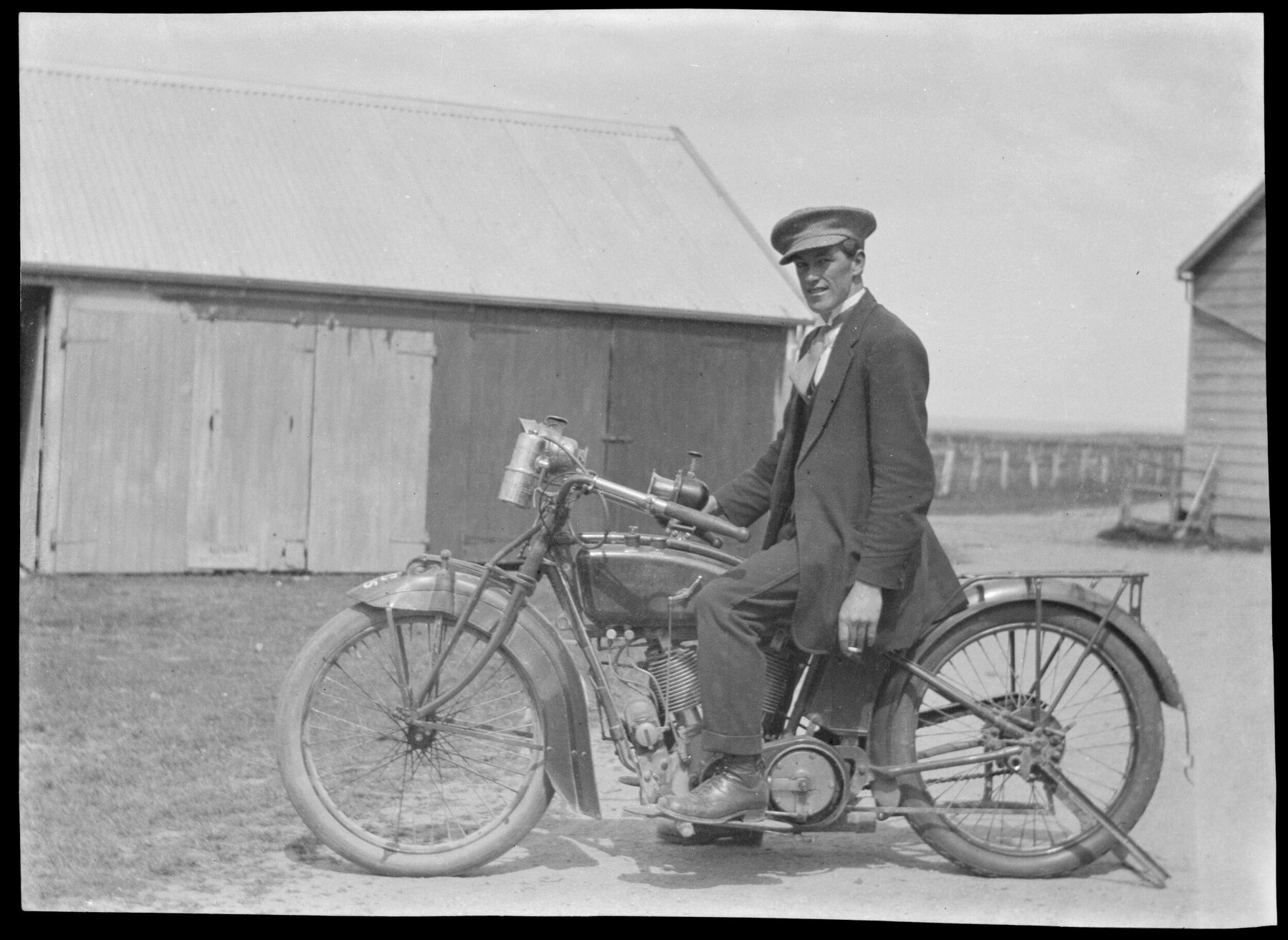 Man on motorbike