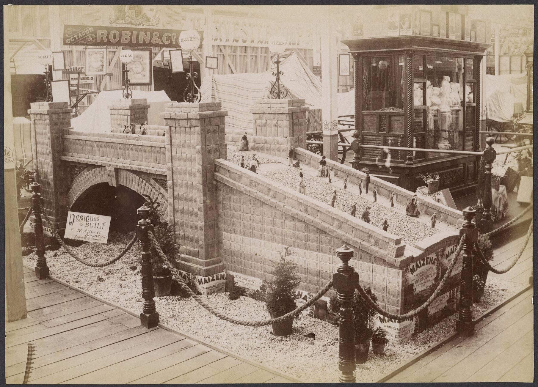 Model bridge, New Zealand and South Seas Exhibition