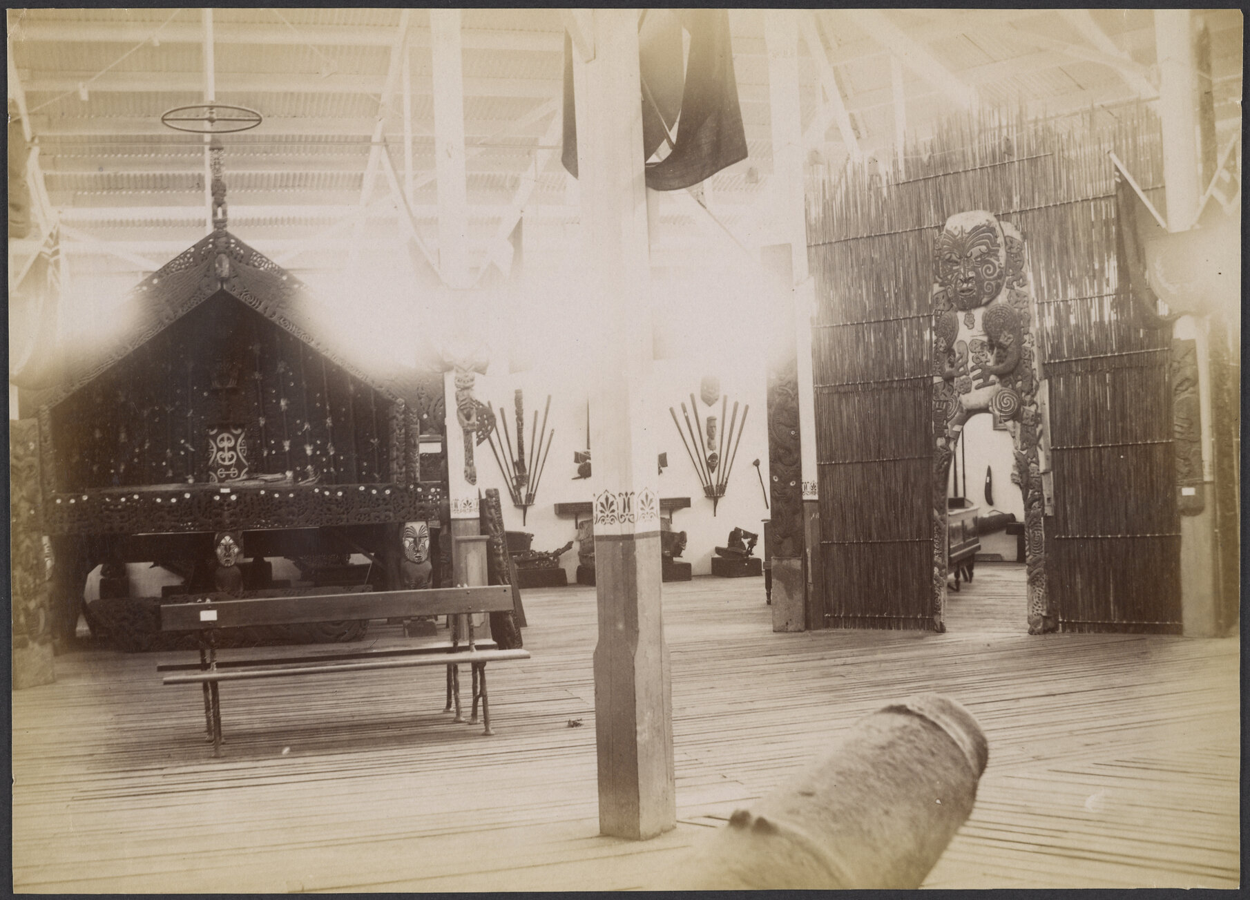 Maori Court, New Zealand and South Seas Exhibition