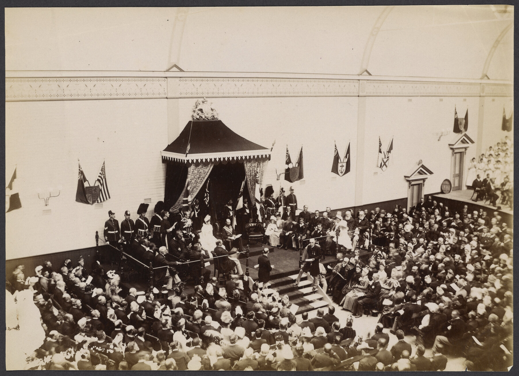 Official ceremony, New Zealand and South Seas Exhibition